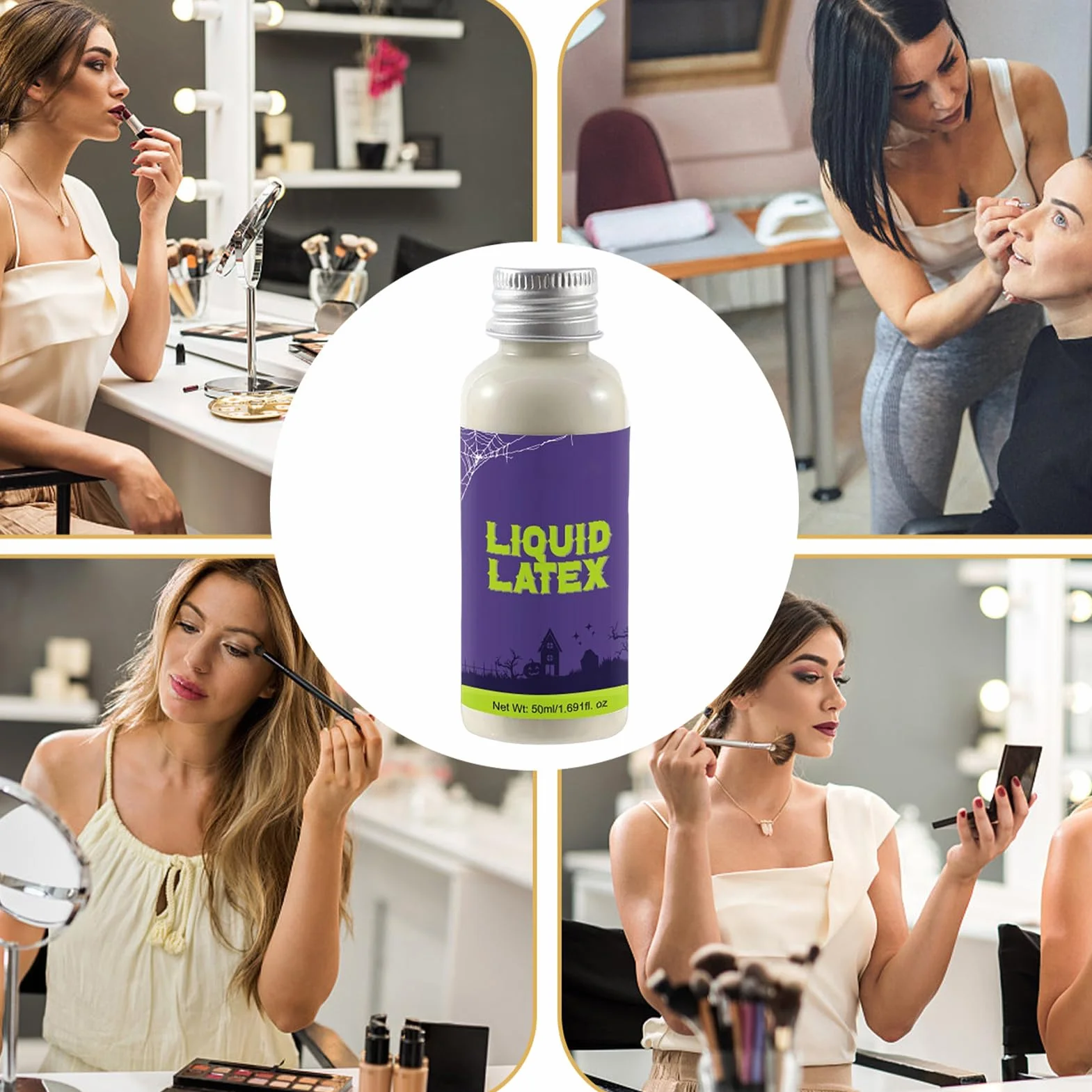 Lattice Liquido Trucco Effetti Speciali 50 Ml Latto Gentile Per Ferite Finte Materiali Cosplay Trucco Modelli Fotografici Teatro