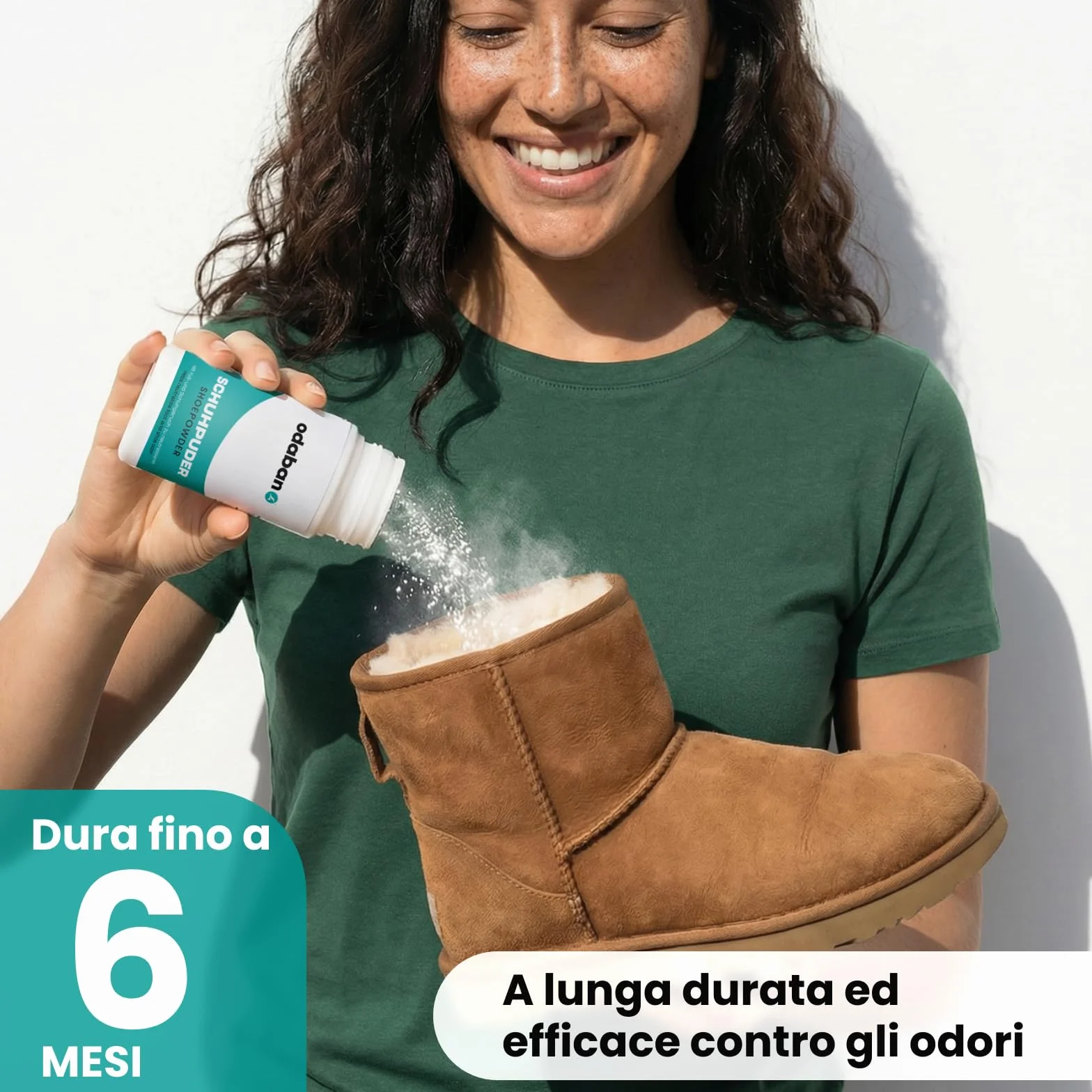 Odaban Polvere Deodorante per Piedi e Scarpe 50 g Neutralizza Odori