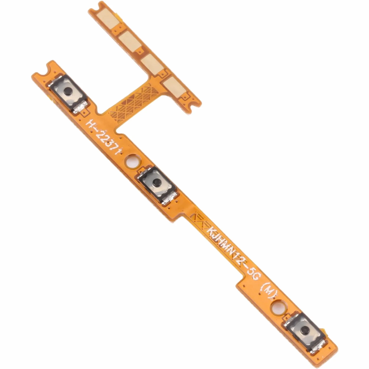 Generico Ricambio compatibile con Xiaomi Redmi Note 12 5G (NON per 4G) flat flex circuito interno switch key pulsante accensione tasto power on off volume controllo tasti laterali