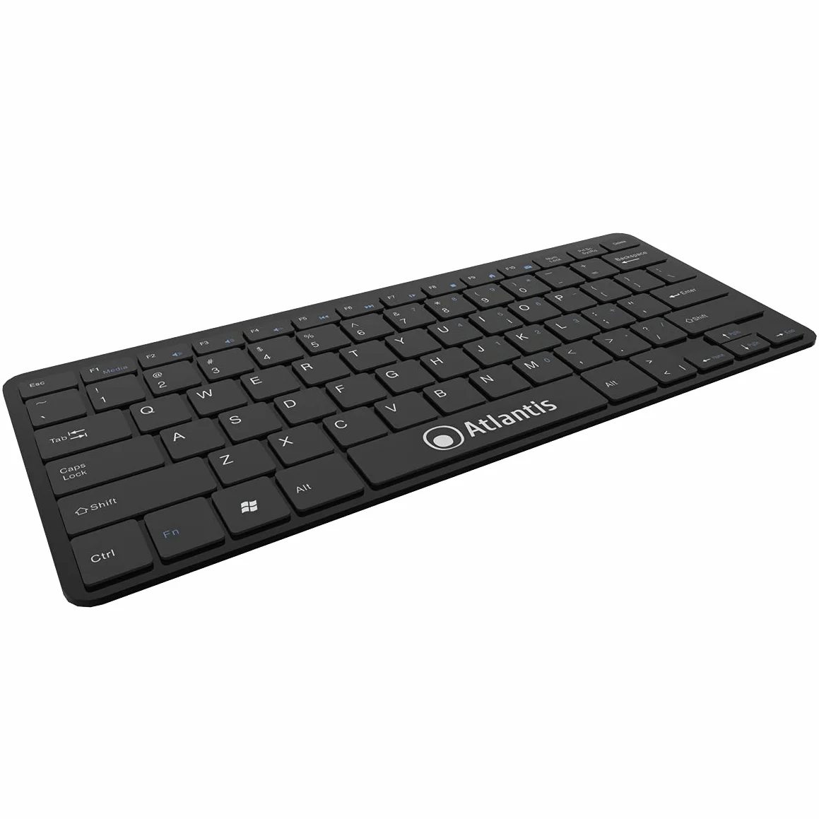 Tastiera ultraslim 78 tasti USB Chocolate Nero Atlantis Argo