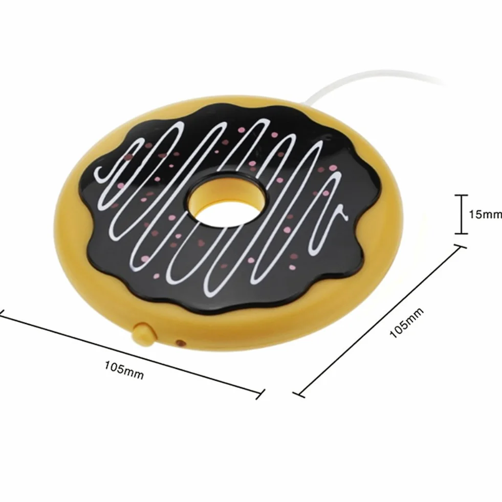 Scaldatazze USB per caffè tè Bevande - Forma di Donuts