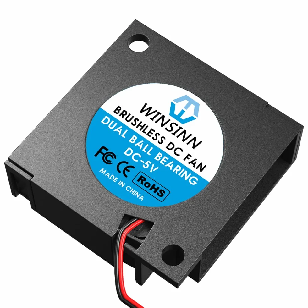 WINSINN Ventola a turbina turbo 30mm 3010 30x10mm 5V doppio cuscinetto a sfera 2 pezzi