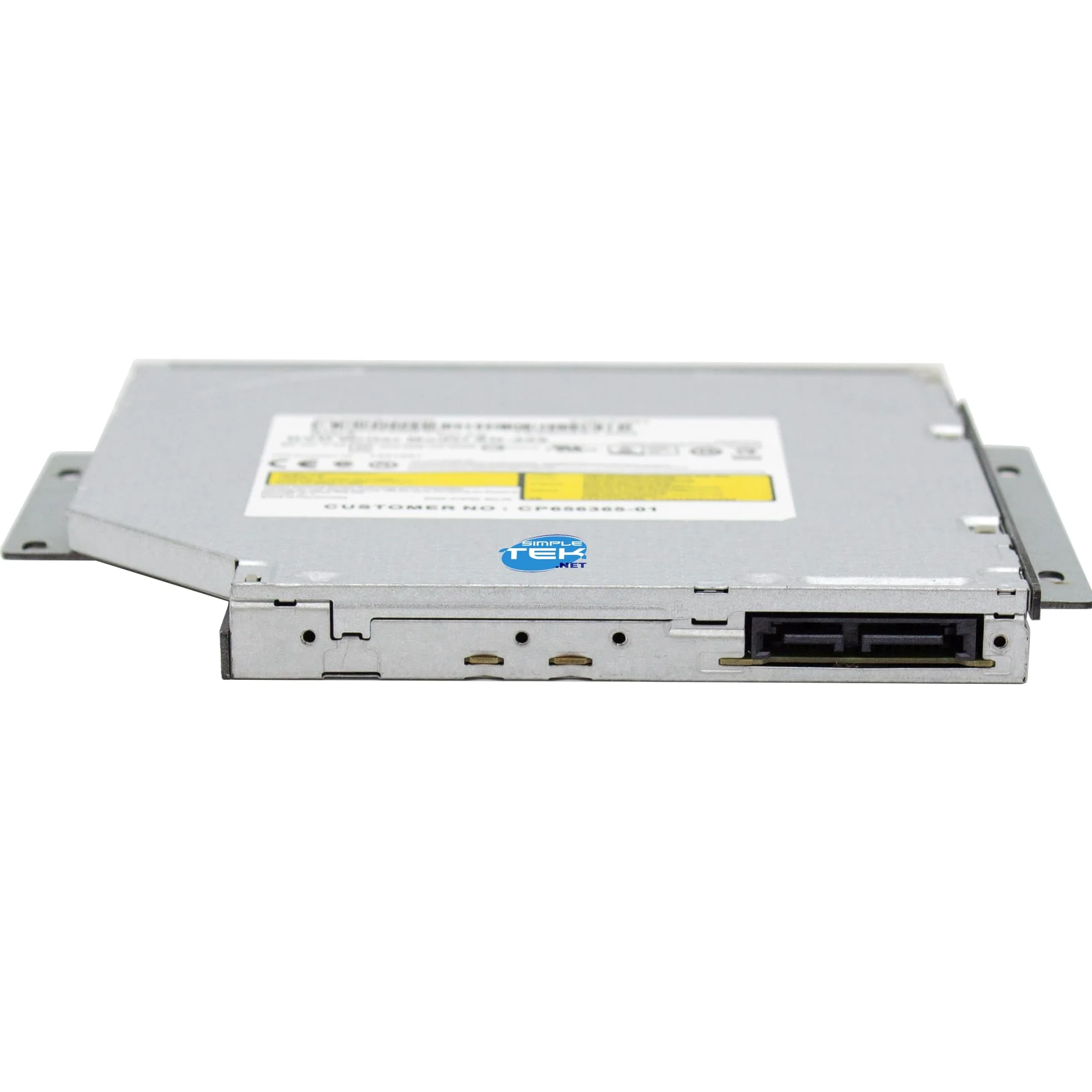 SIMPLETEK - Masterizzatore CD/DVD 12,7 mm con mascherina bianca SATA DVD-RW + Staffa generica di fissaggio 45K0494