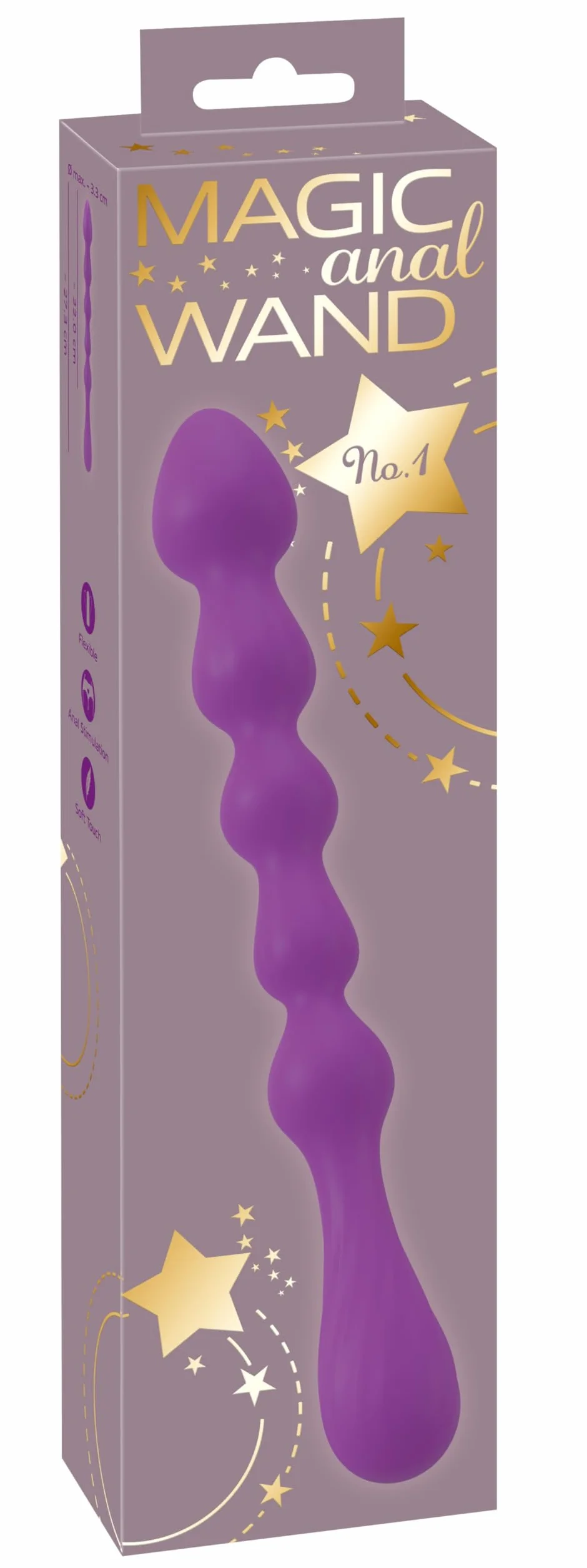 You2Toys Magic No. 1 Bacchetta anale Viola 27,3 cm