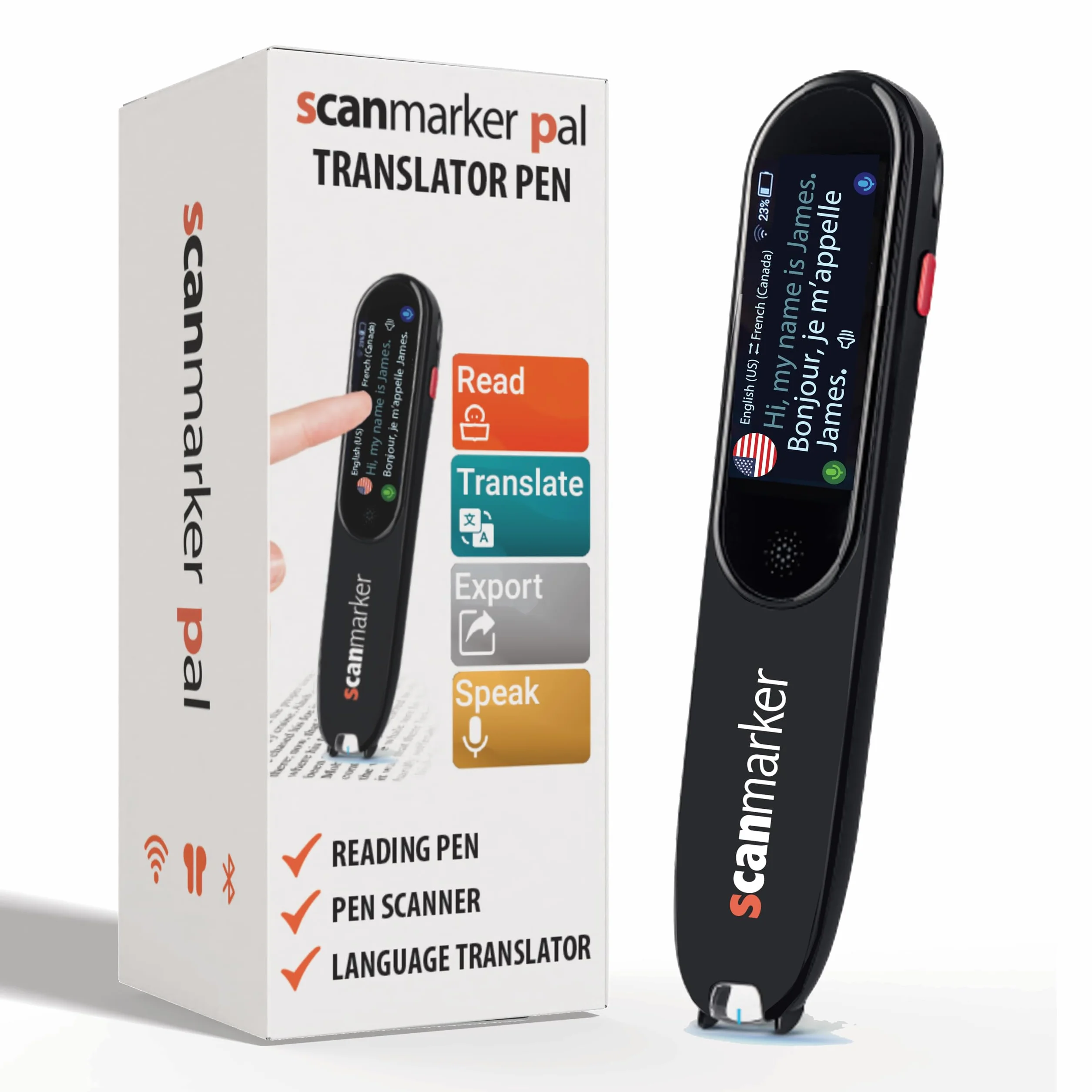 Scanmarker Pal Penna di traduzione e lettura per studenti lingue dislessia difficoltà apprendimento traduttore 100 lingue
