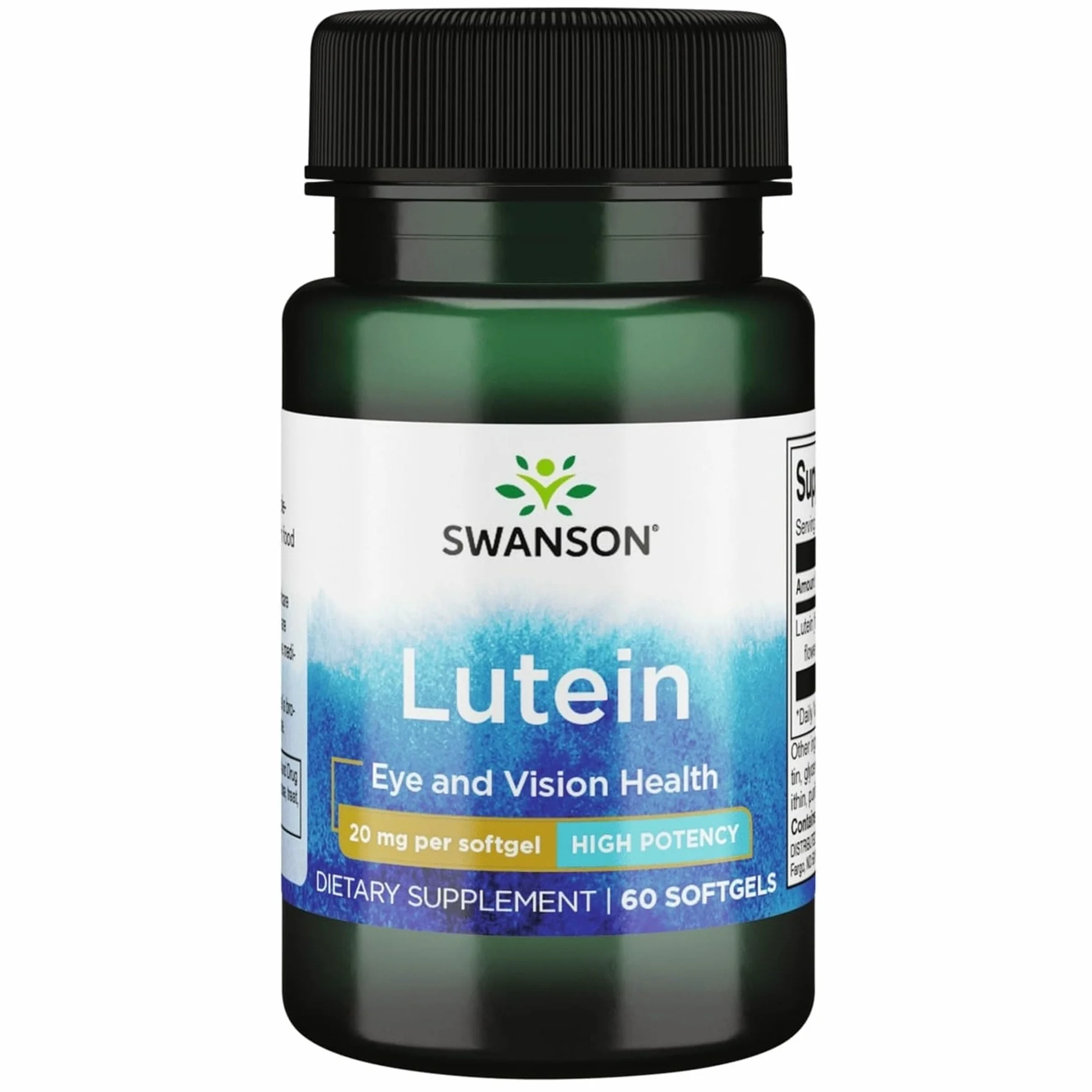 Swanson Lutein 20mg 60 softgels