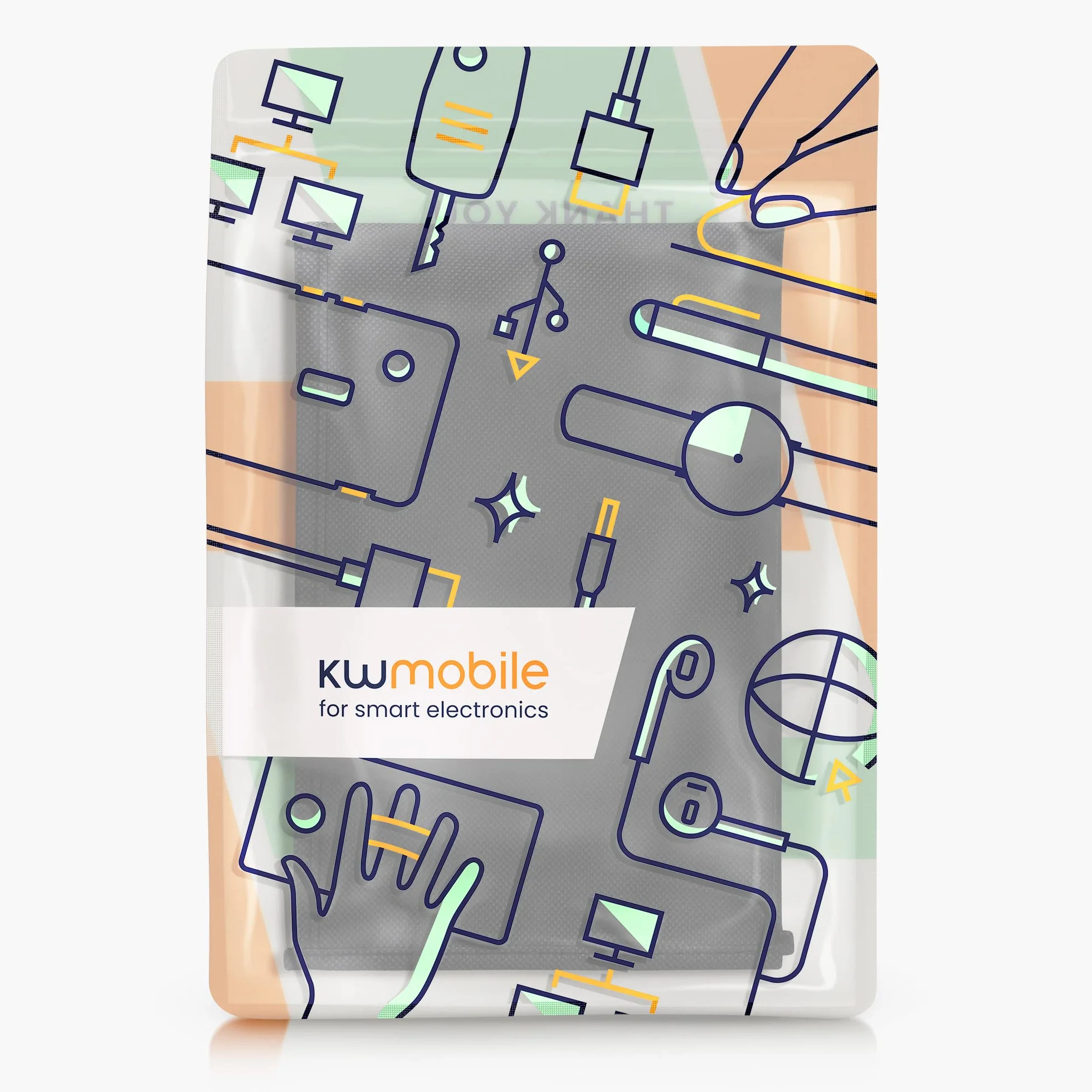 kwmobile Custodia Copritastiera compatibile con Logitech MX Keys Wireless - Protezione Antipolvere Tastiera PC - Cover Protettiva nero