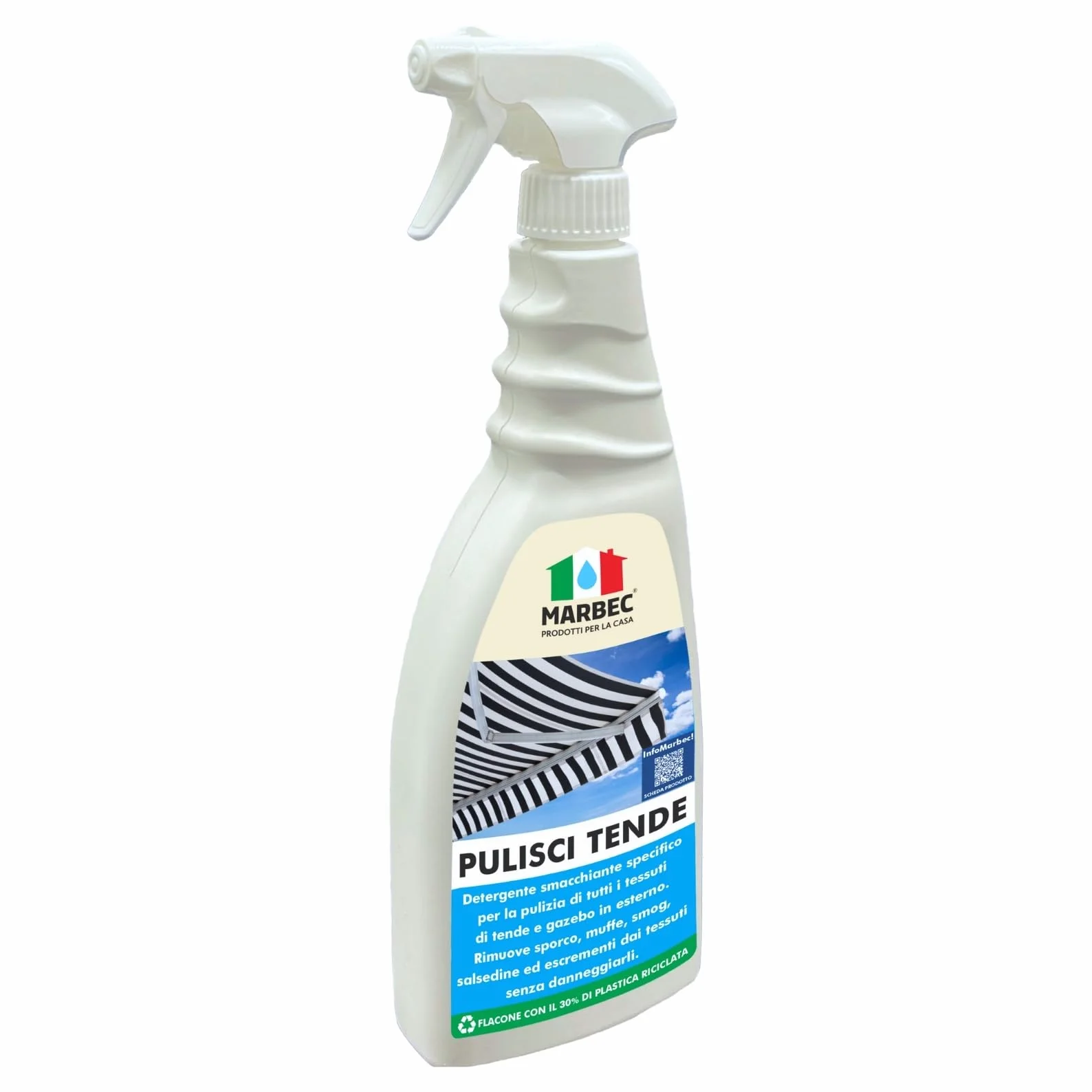MARBEC PULISCI TENDE 750ML Detergente smacchiante per tessuti tende gazebo