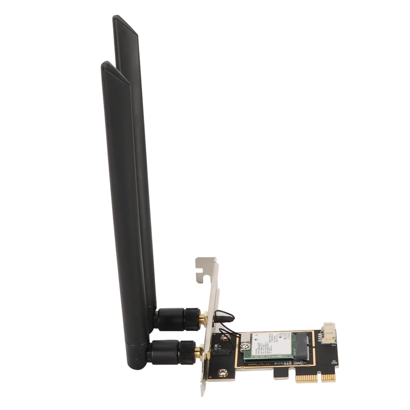 Scheda WiFi PCIe a 3 Bande Scheda Adattatore di Rete Wireless a Installazione Rapida 8774Mbps per PC 10 11, Facile da Usare per Computer Desktop