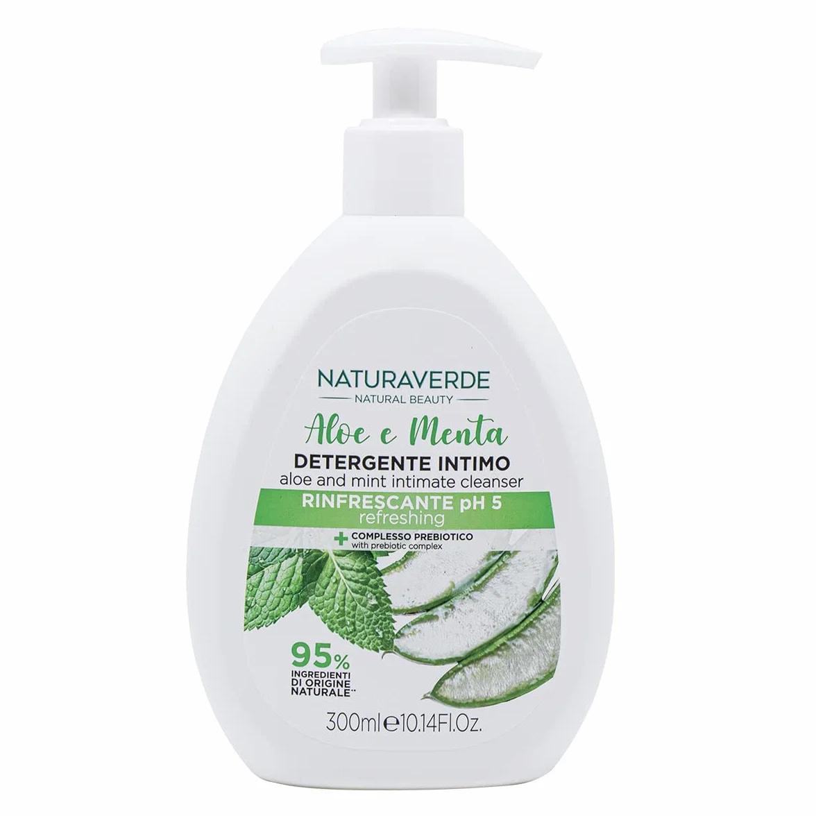 Naturaverde Detergente Intimo all'Aloe e Menta pH 5 300ml