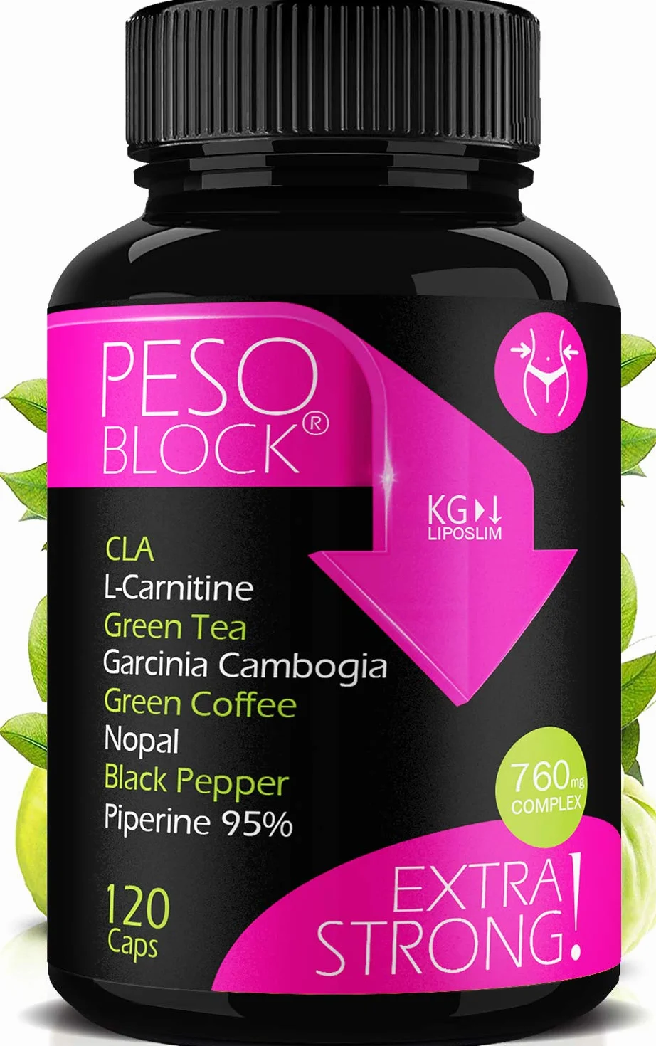 PESO BLOCK 120 kapsułek suplement diety