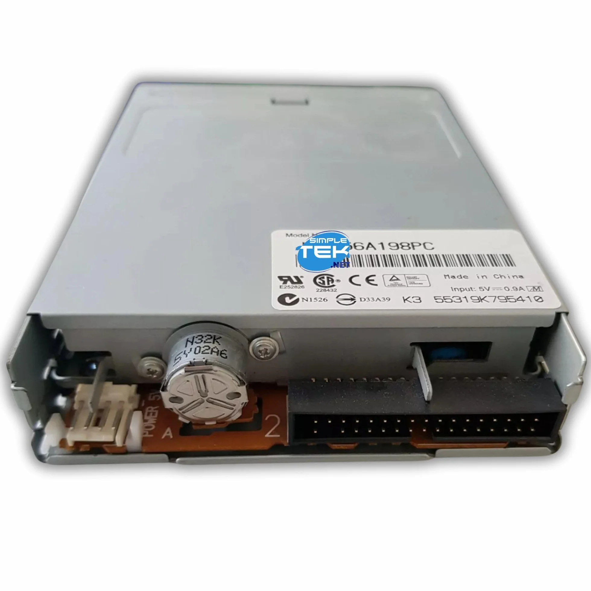 SIMPLETEK - Lettore Floppy Disk INTERNO 3.5" IDE, PATA, EIDE: Recupera i tuoi vecchi dati (Ricondizionato)