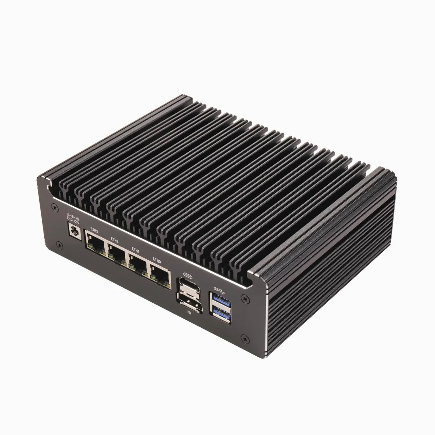 Micro Firewall Appliance, Mini PC, PFSense, OPNsense, VPN, Router PC, I3 8145U, RS52, AES-NI, Type-C, HDMI, DP, SIM Slot, 4 x 2.5GbE LAN, 4G RAM, 128G SSD