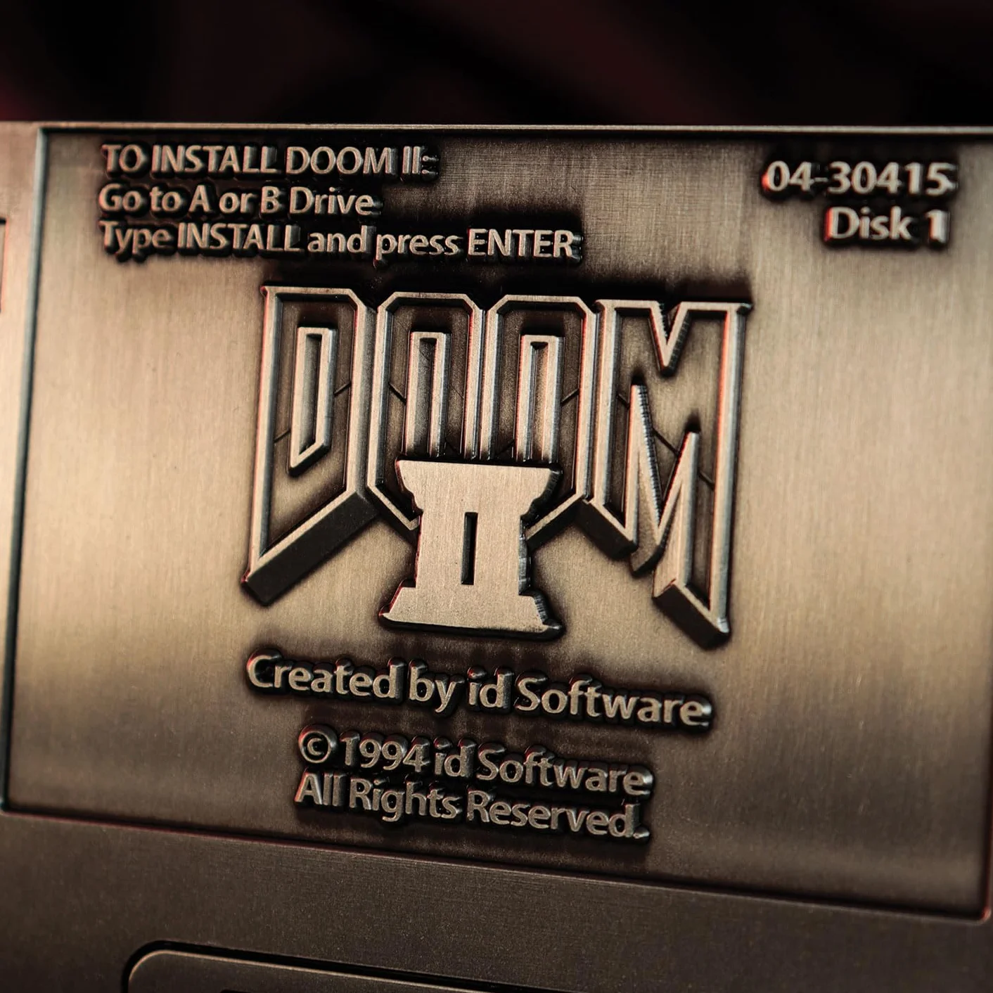 FaNaTtik Doom II - Floppy Disk in metallo, edizione limitata