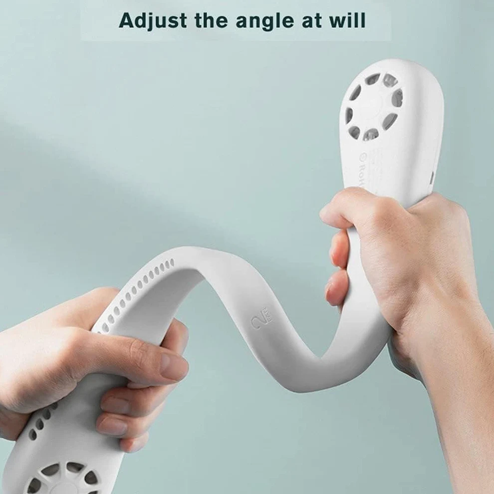 Mini Ventilatore Portatile da Collo con Batteria Ricaricabile Ultras Quiet Wind Ventilatore Portatile Raffreddatore d'Aria Tascabile Condizionatore d'Aria