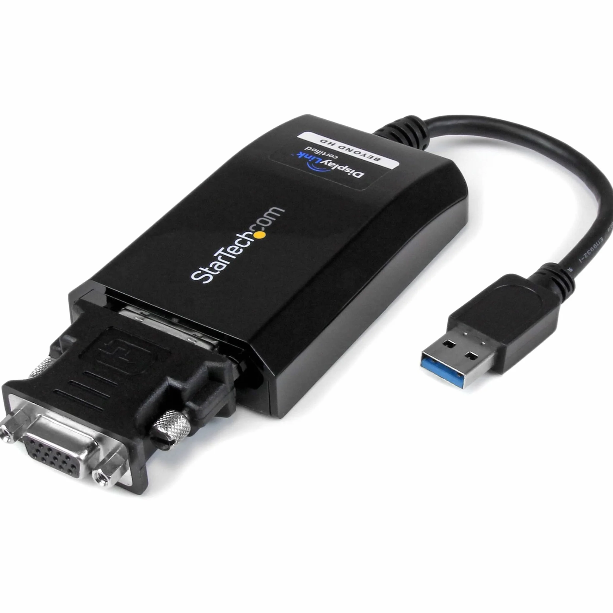 StarTech.com Adattatore USB 3.0 a DVI / VGA, 2048x1152, Scheda video e grafica esterna, Convertitore/ Adattatore per doppio monitor DVI e VGA o 2 display VGA, Supporta Mac e Windows (USB32DVIPRO)