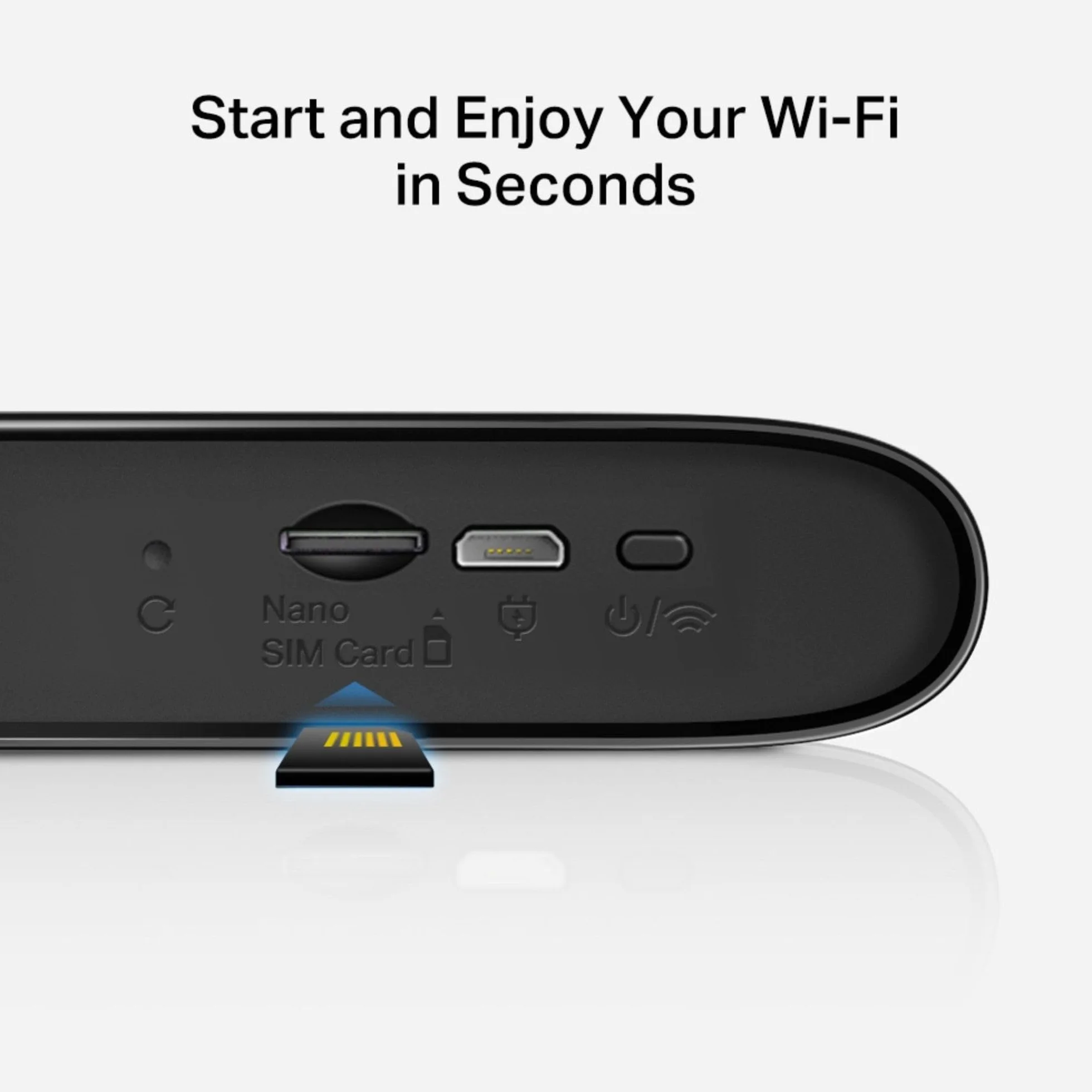 MERCUSYS MT110 Mifi Router portatile WiFi 4G - 4G LTE 150 Mbps, batteria 2200mAh per 10 ore, router WiFi mobile plug & play (Ricondizionato)