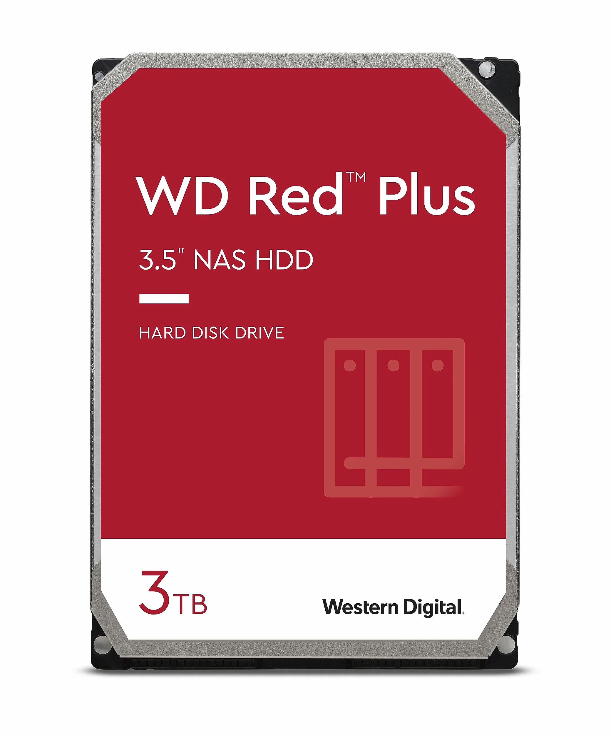 Western Digital WD Red 3 TB NAS hard disk interno 3.5", 5400 RPM Class, SATA 6 Gb/s, CMR, 64 MB Cache, WD30EFAX