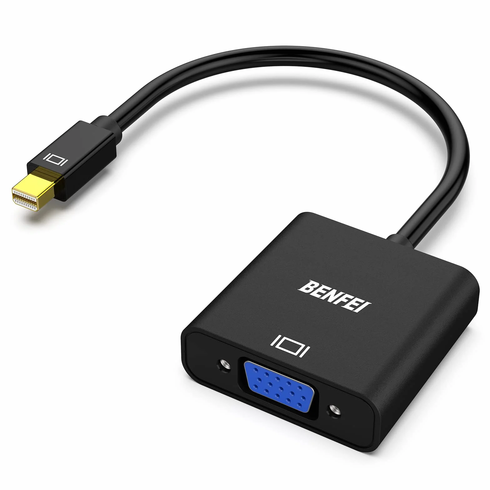 BENFEI Mini DisplayPort to VGA Adapter Thunderbolt Compatible for ThinkPad SurfacePro PC