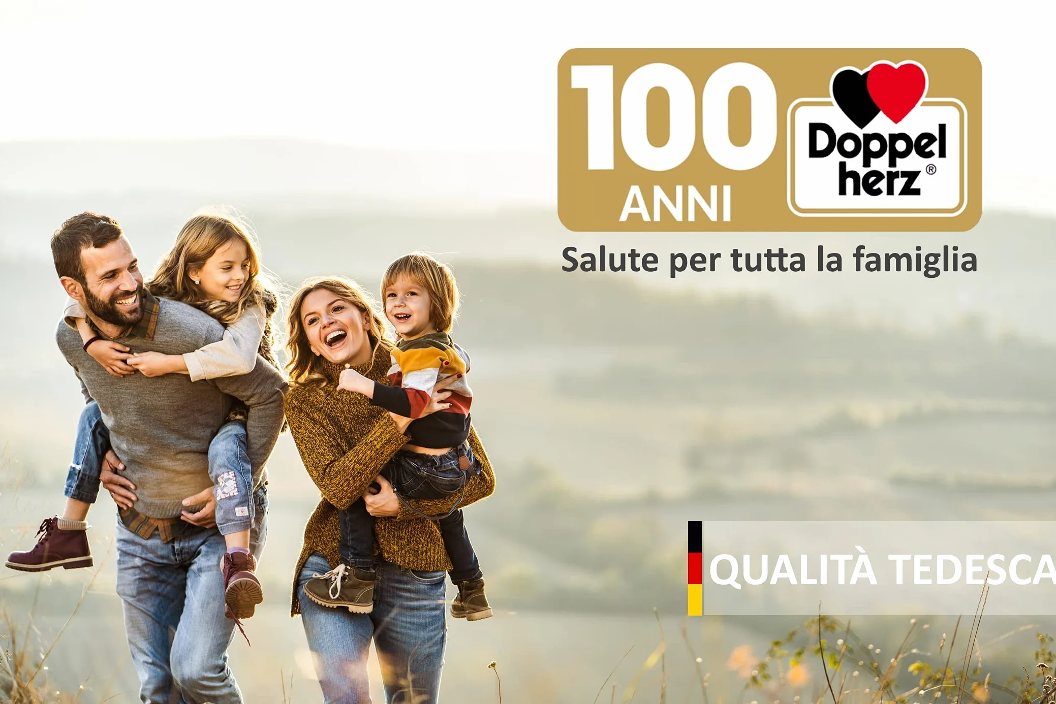 Doppelherz Omega-3 1000 Capsule 300 mg EPA DHA Olio di Pesce Purificato Vitamina E Integratore Cuore Cervello Vista