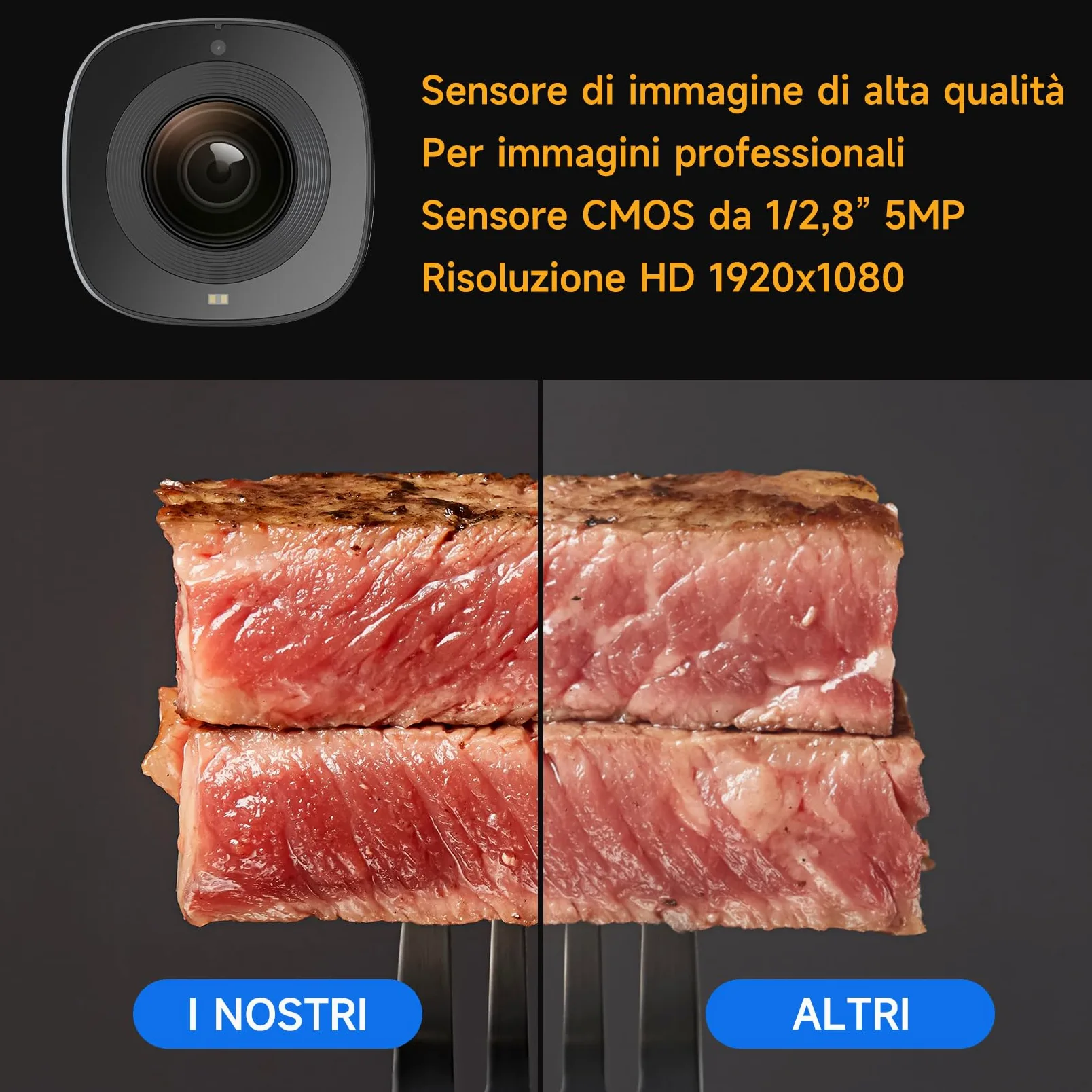 AVMATRIX Live Stream Camera T10, Zoom 10X TOF Autofocus Streaming Webcam per Youtube Twitch Facebook, Full 1080p HD 60fps, Streaming in Tempo Reale Media Landscape e Portrait Camera