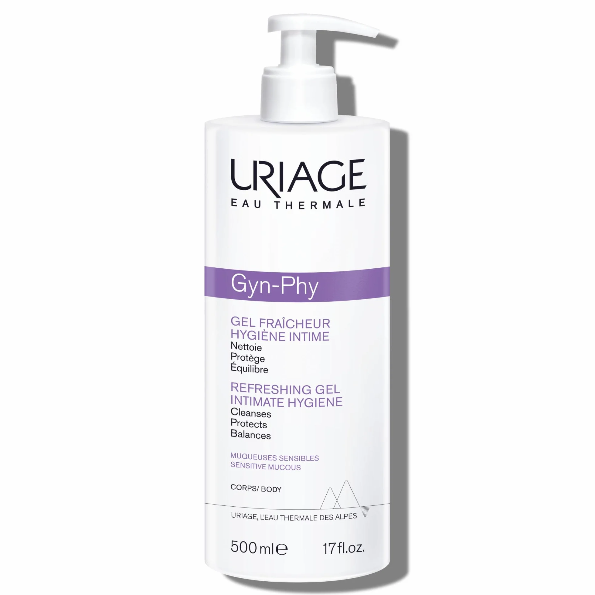 URIAGE GYN-PHY Gel detergente intimo rinfrescante Igiene quotidiana zone intime