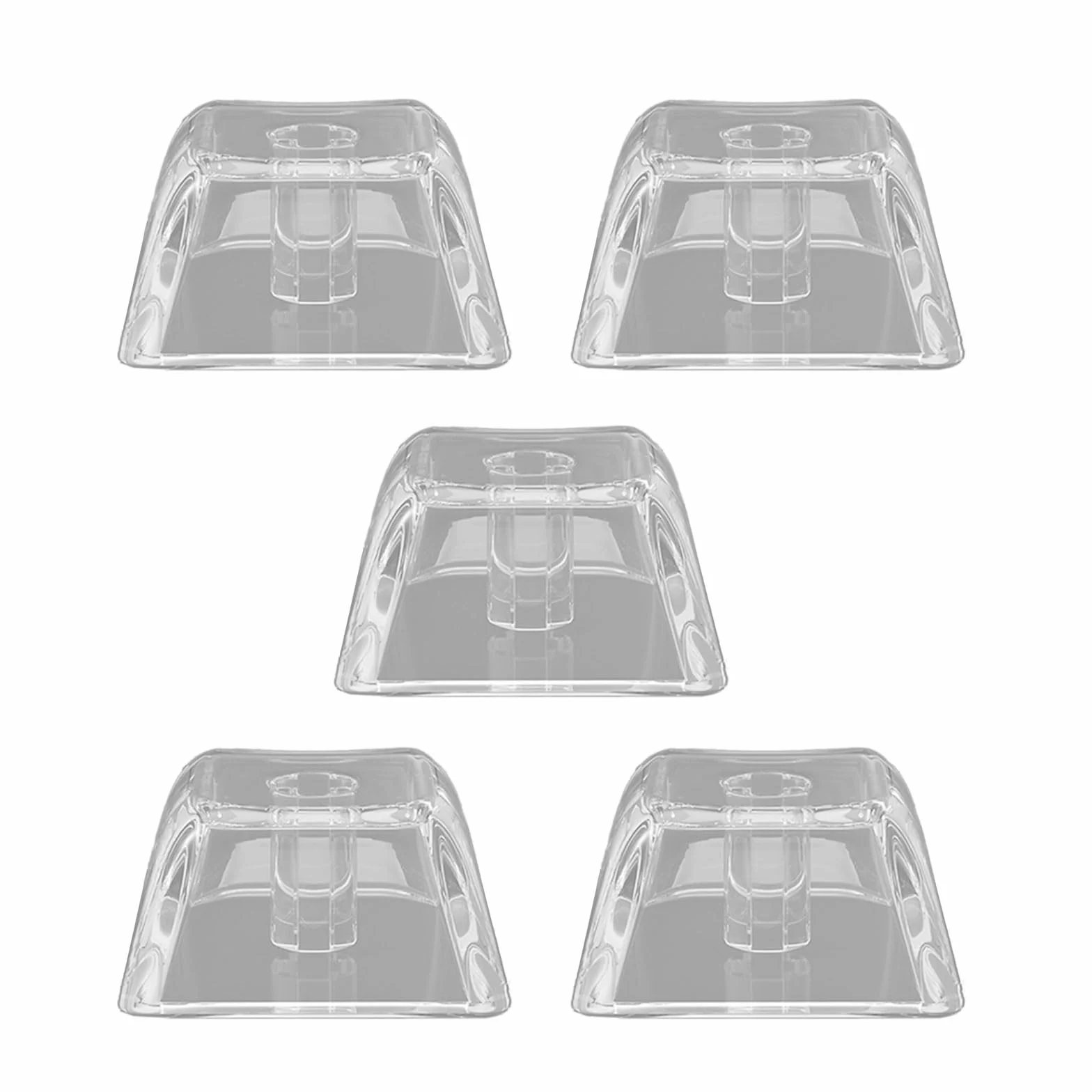5/10PCS 1U Size Keycaps Trasparentemente Con Retroilluminato XDA Altezza Per Comodo Kechanical Tastiera Makeover Keycap Set Keycap Kit Sostituzione