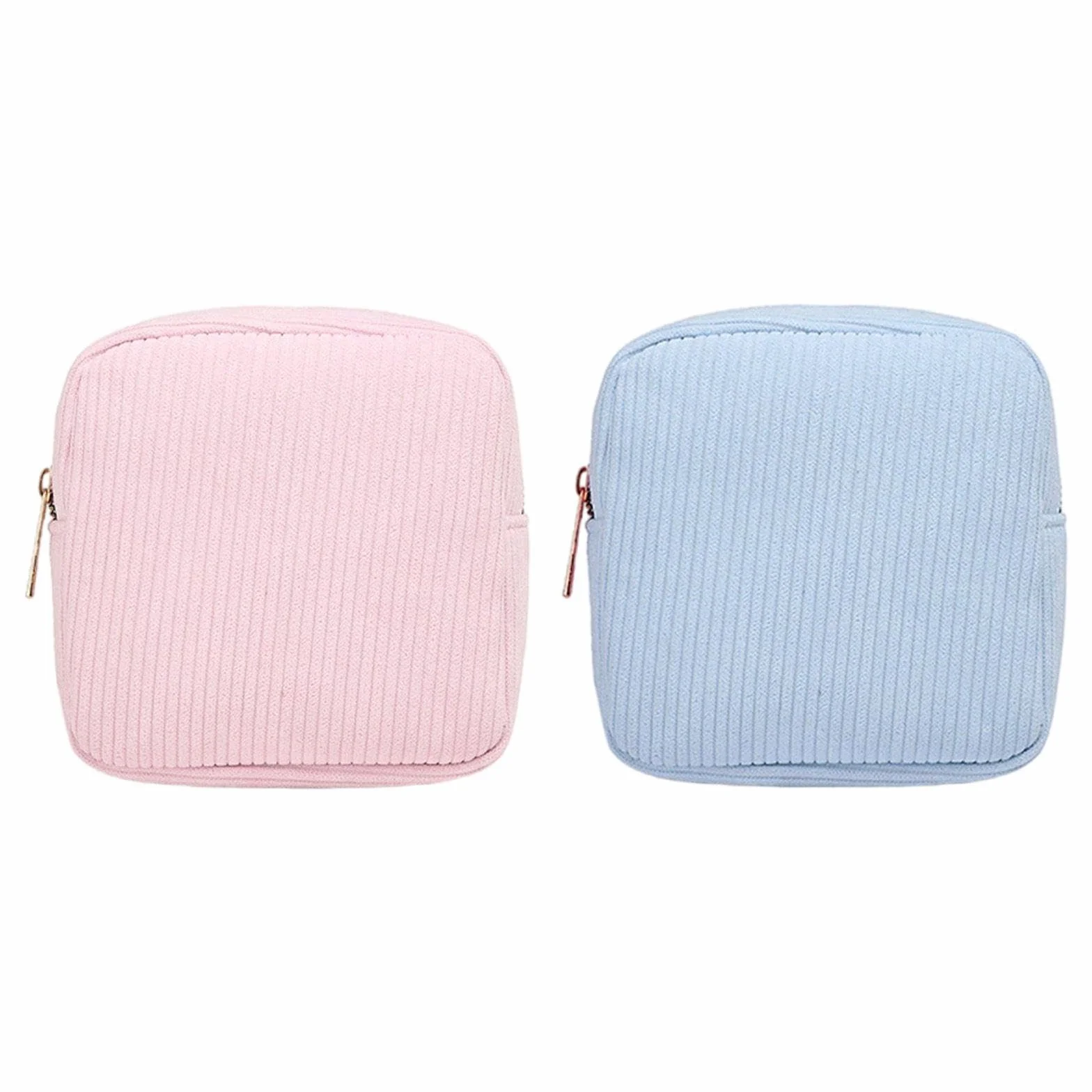 Set di 2 sacchetti per asciugamani igienici, mini borsa portaoggetti portatile da donna