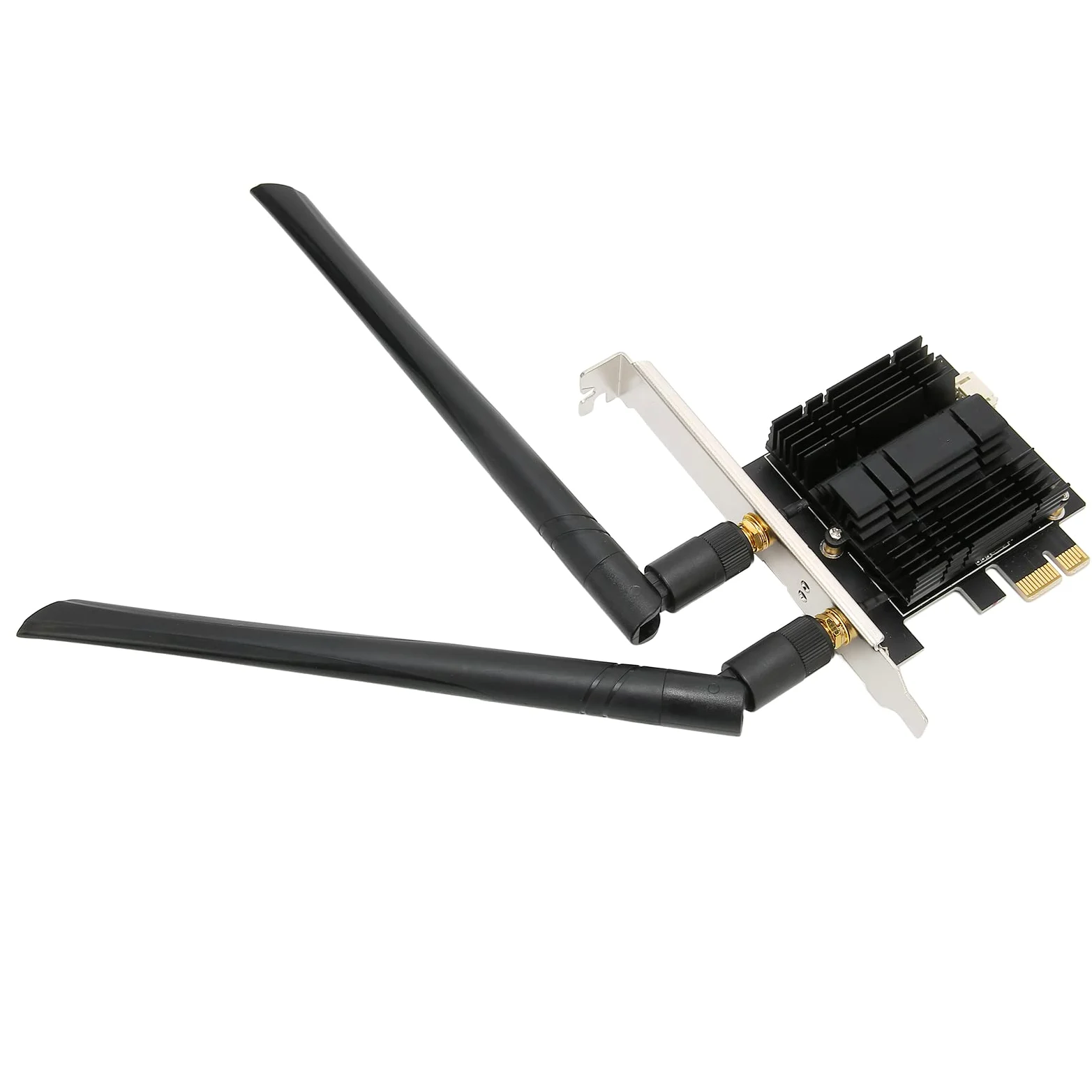 Bewinner Scheda WiFi PCIE con 4.2, EP-9632GS Adattatore WiFi Dual Band AC1300Mbps con 2 Antenne Ad Alto Guadagno, Dissipatore di Calore, Scheda di Rete WiFi PCI E per PC Desktop