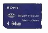 Sony Memory Stick Duo 64 MB Magic Gate