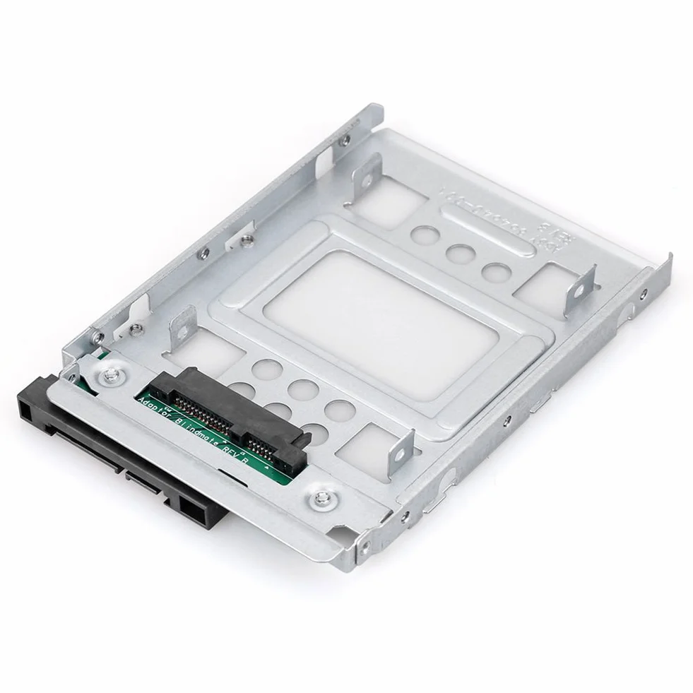 Confezione di 2 RGBS 2,5" SSD da 3,5" SATA Hard Disk Drive HDD adattatore caddy Tray Cage Hot Swap Plug converter supporto compatibile con tutti i 3,5" SATA/SAS Caddie vassoi per HP Dell IBM Lenovo