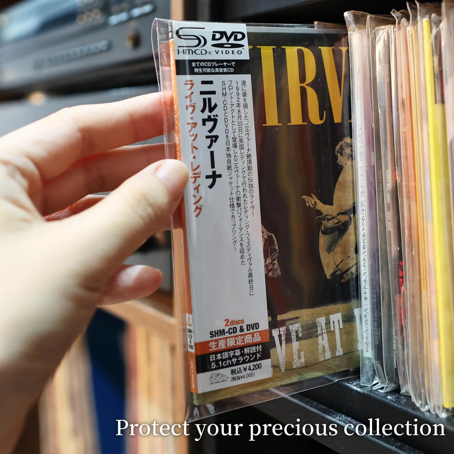 MayRecords 50 pz risigillabili 4,7 Mil di plastica Manicotti esterni per Mini LP SHM-CD Buste di carta - Custodie protettive trasparenti in vinile per collezionisti CD