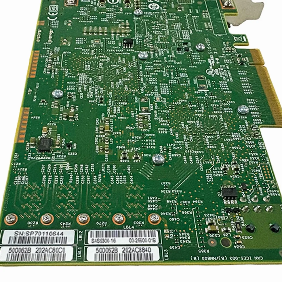 Scheda SAS HBA compatibile con LSI 9300-16i IT Mode PCIe SATA, supporto SAS Expander, 16 porte 12Gbps PCIe 3.0 x8, controller HBA con 4x SFF-8643 interni, per NAS ZFS TrueNAS unRAID