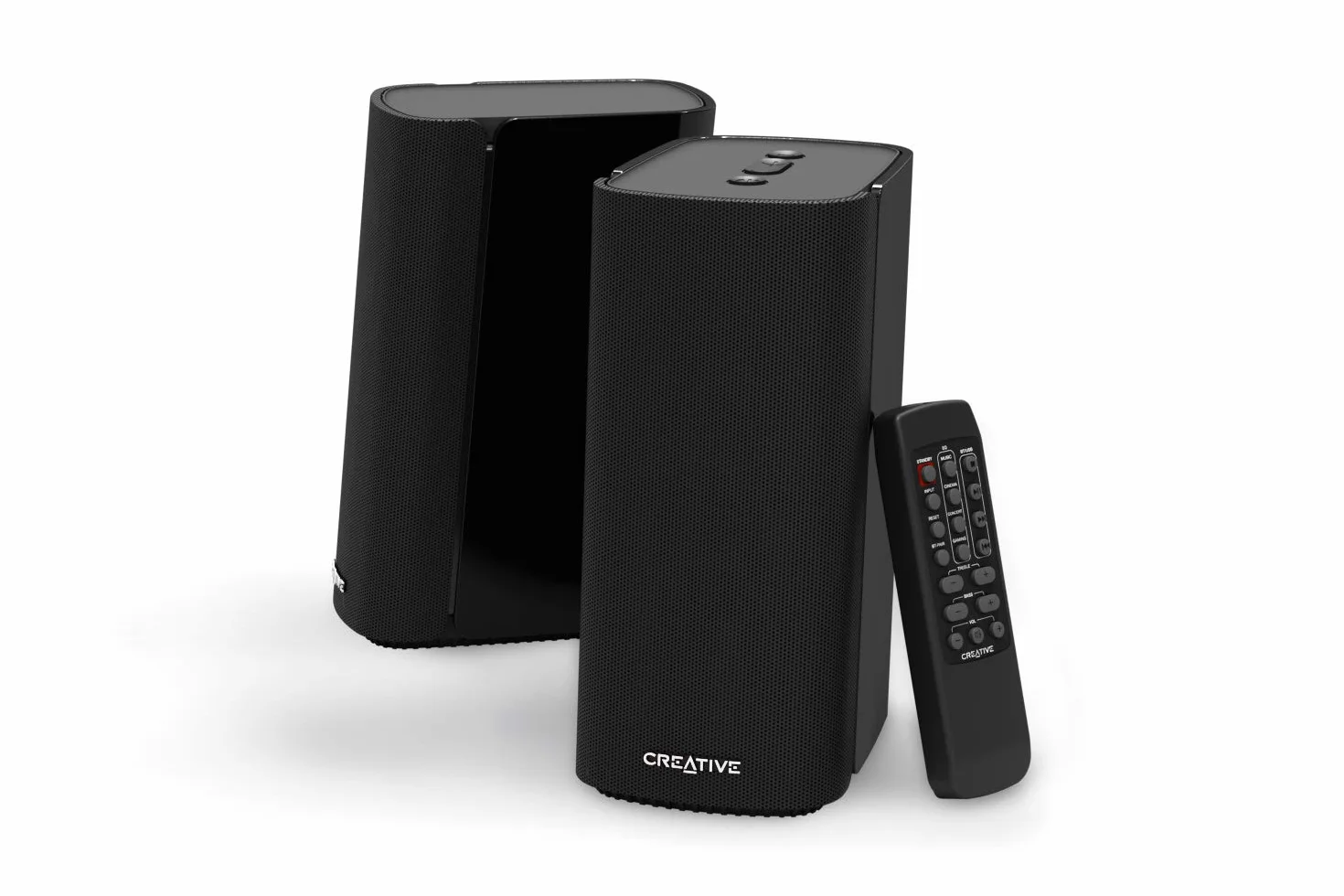 CREATIVE T100 Altoparlanti desktop Hi-Fi 2.0 Bluetooth 5.0 80W nero