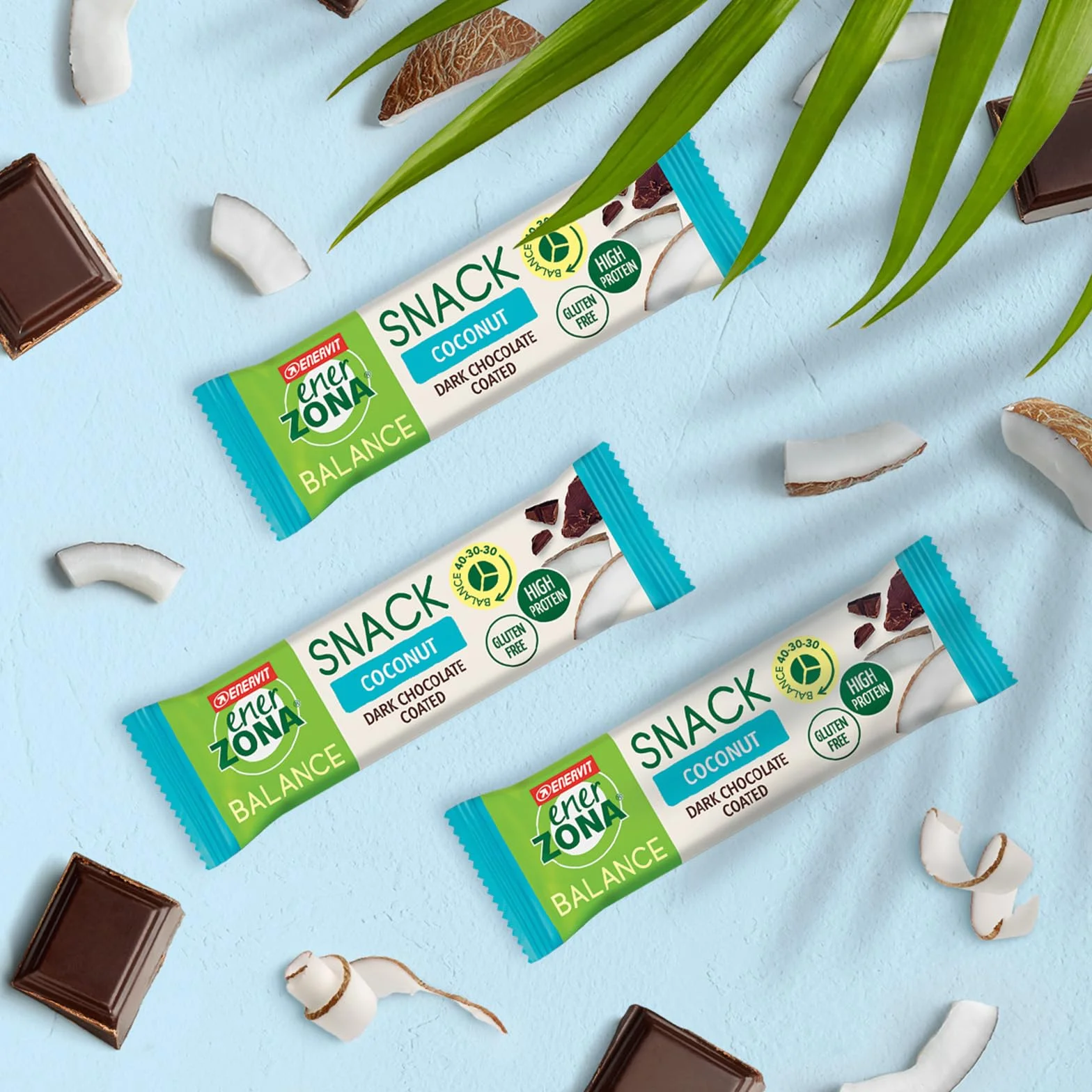 ENERZONA SNACK 40-30-30 COCCO 30 barrette 27g