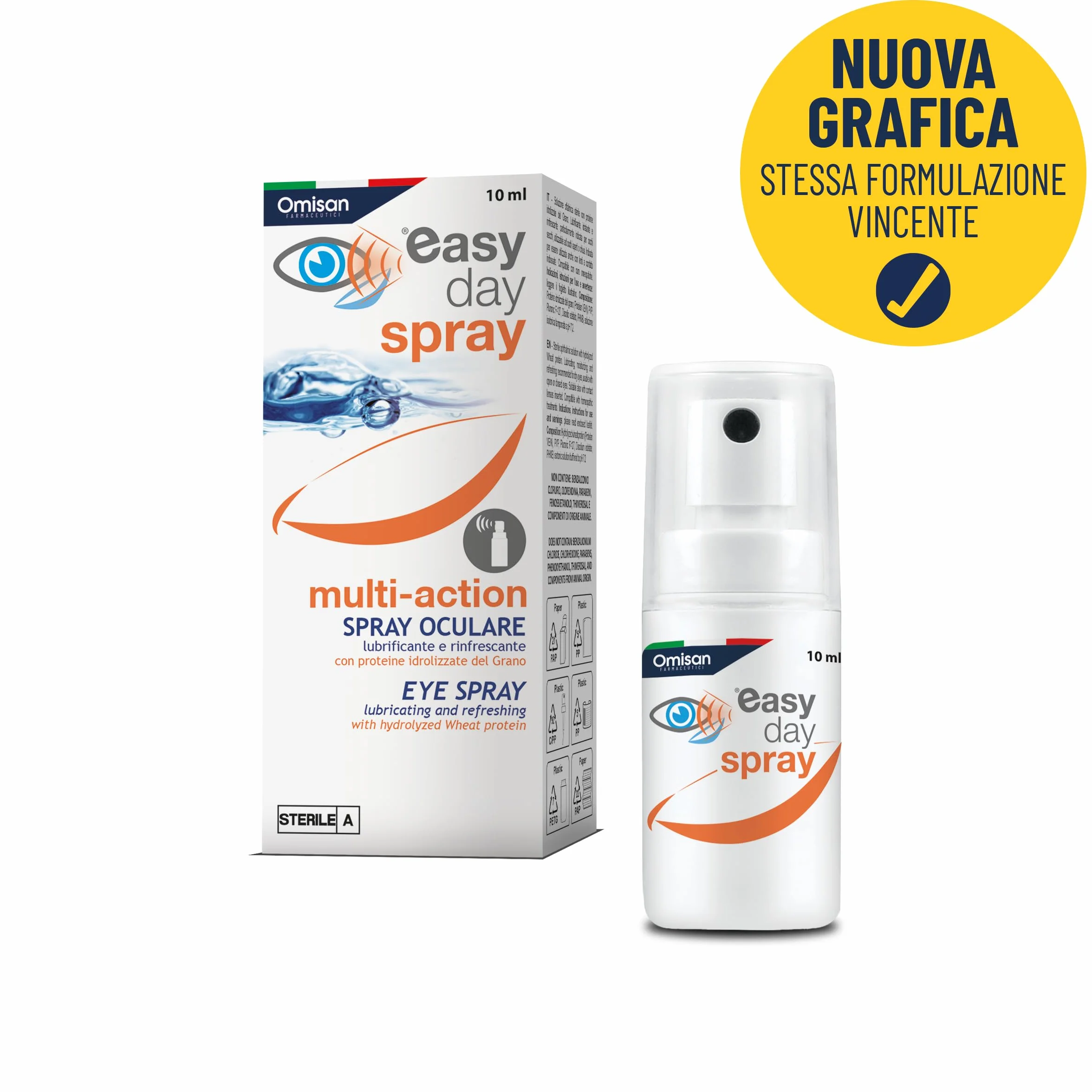 Spray Oculare Bianco 10 Millilitri Multi-Action