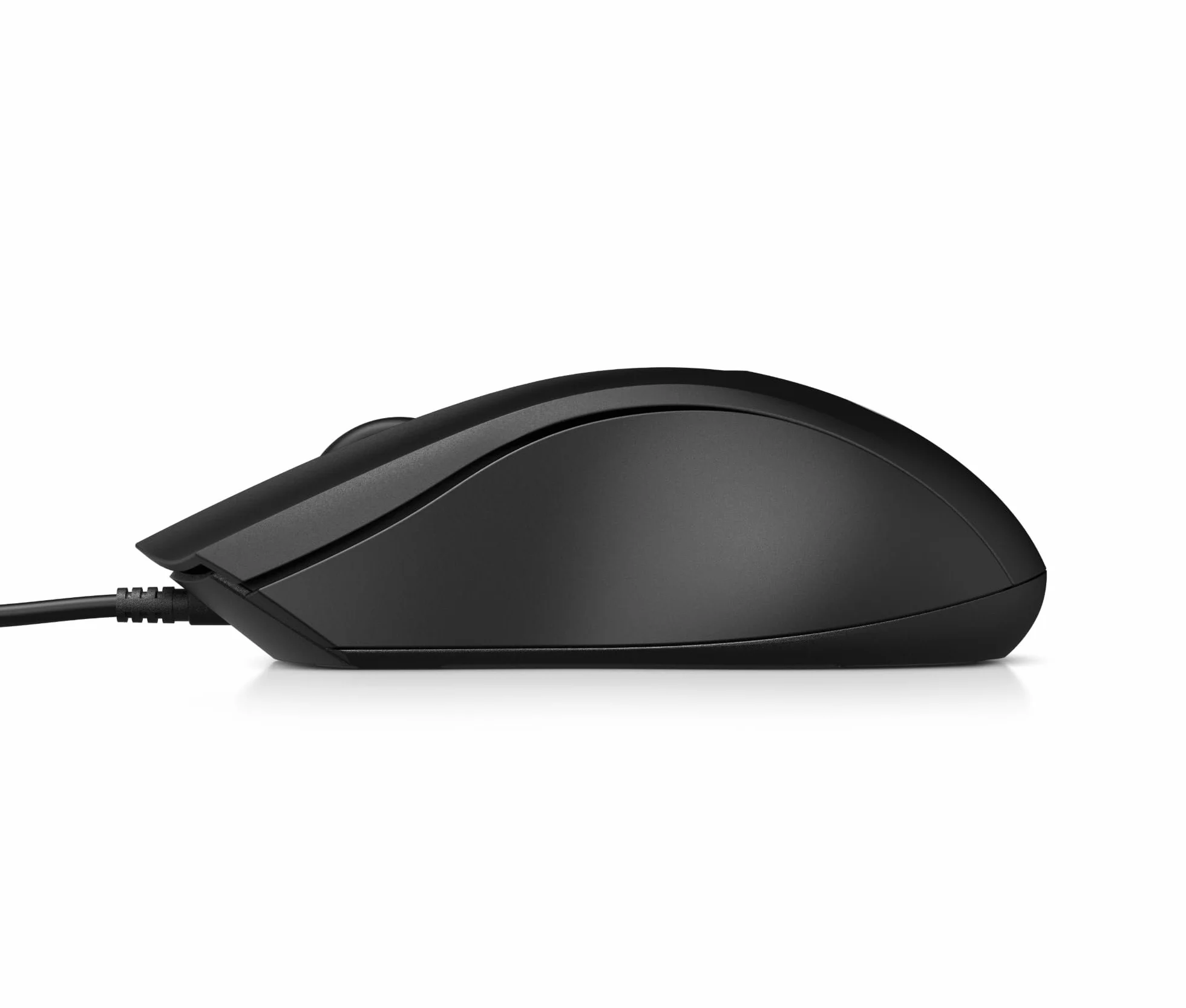 HP 100 Mouse Cablato, 1600 DPI, 3 Pulsanti, Cavo USB-A 1.5m, Ergonomico, Ambidestro, Nero