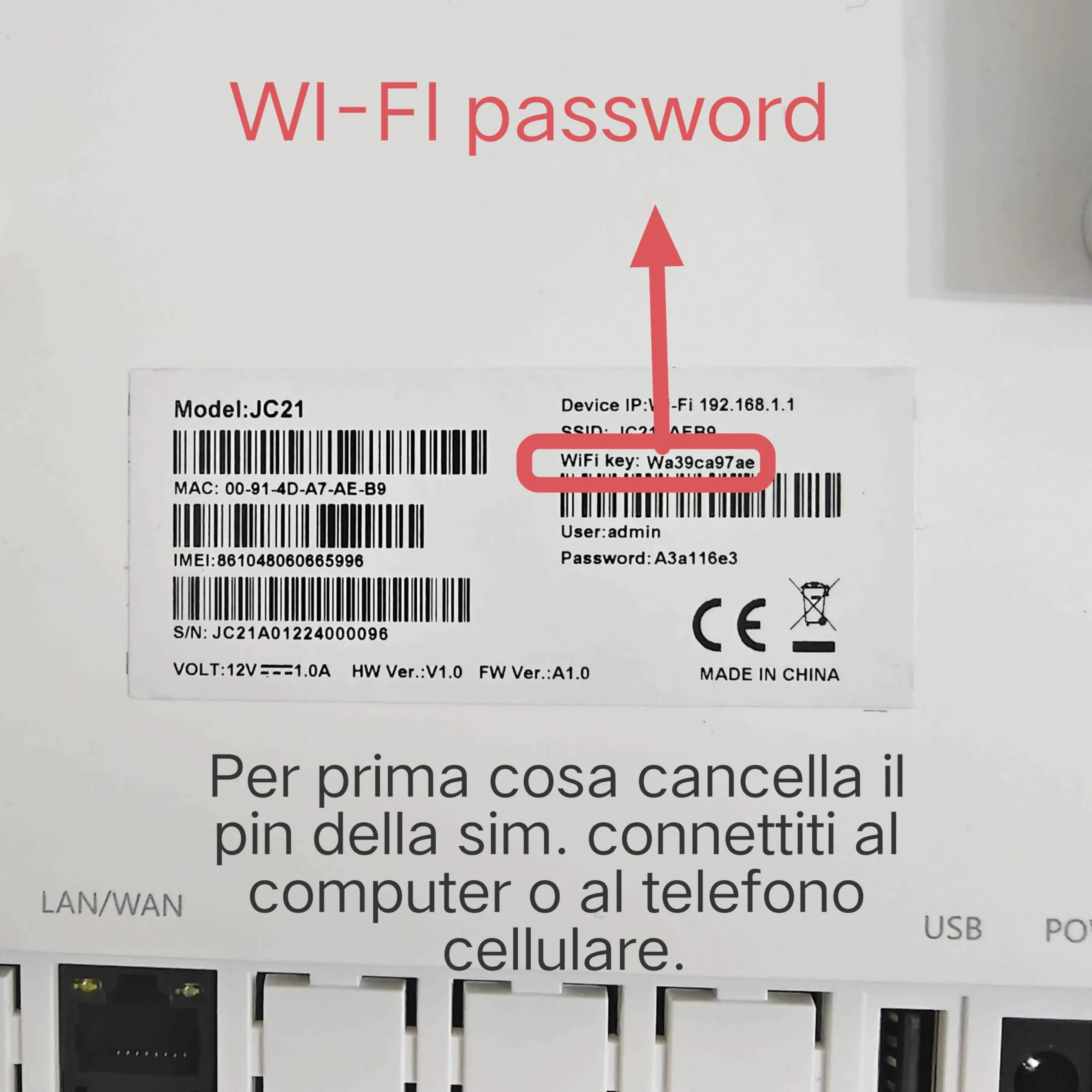 Router 4G LTE WiFi SIM Cat4 300Mbps Modem Wireless Porta LAN/WAN Antenne ADSL Alternativa