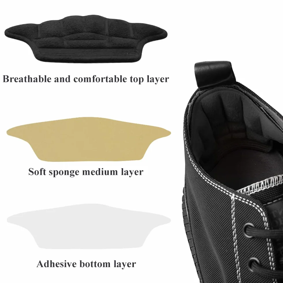 Inserti tallone autoadesivi anti-vesciche per scarpe 5 paia