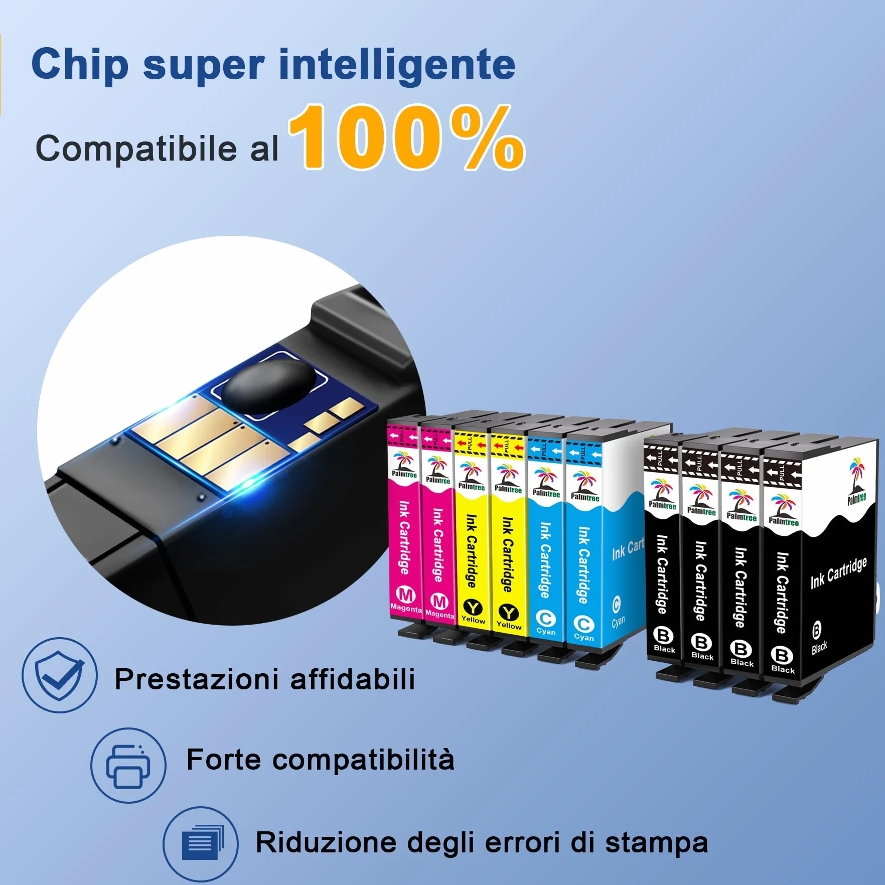 Cartucce di Inchiostro Sostitutive Compatibili 604XL per Epson XP 2200 WF 2930