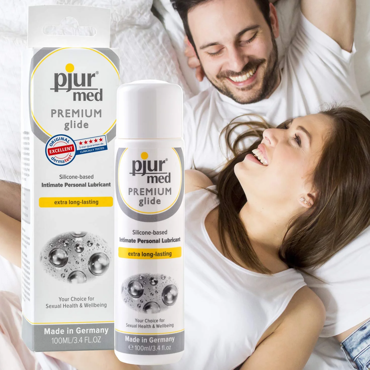 Pjur Med Premium (100ml) - Żel lubrykacyjny na bazie silikonu dla skóry wrażliwej i alergików