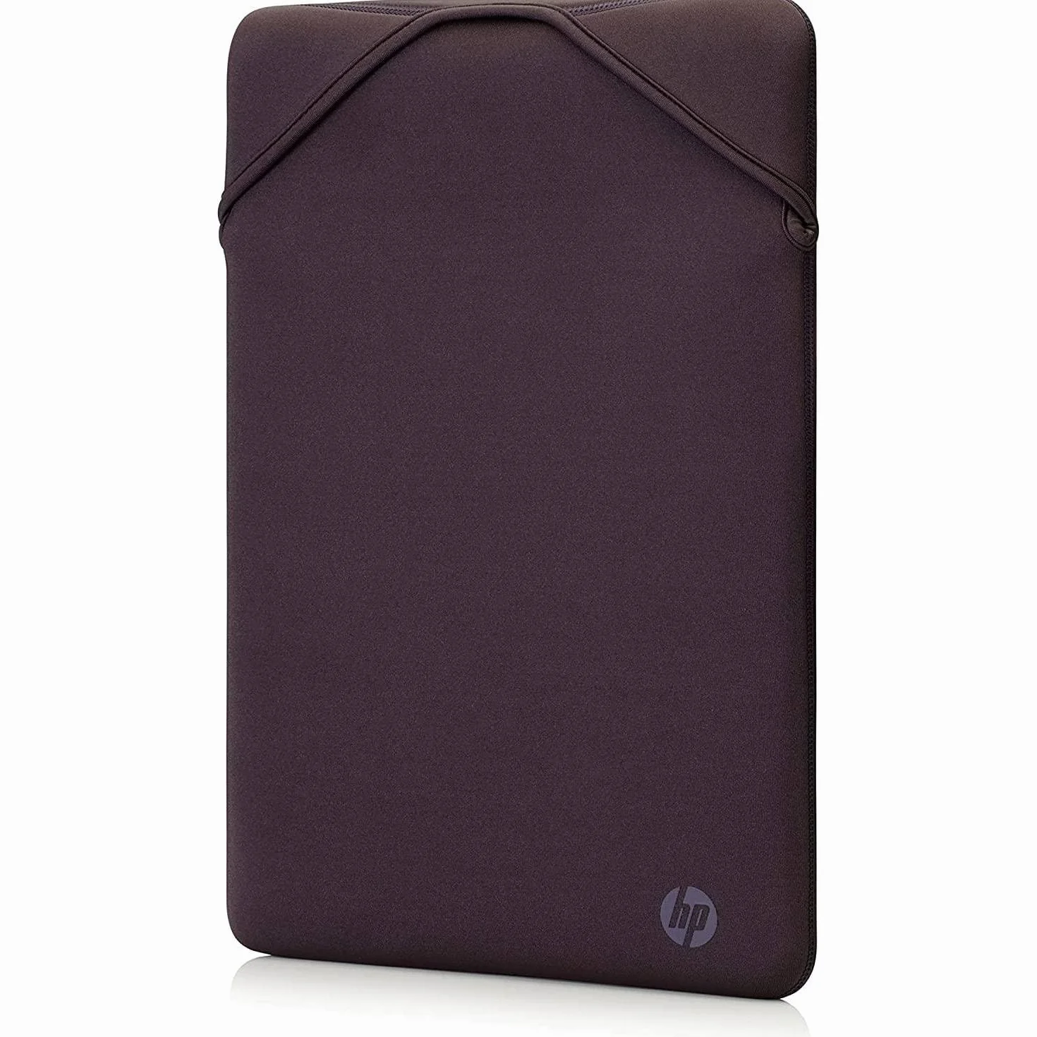 HP Custodia Protettiva Reversibile per Laptop Portatili fino a 15,6 Pollici, Profilo Sottile e Senza Cerniera, Tessuto in Neoprene Disinfettabile e Lavabile in Lavatrice, Colore Grigio/Malva