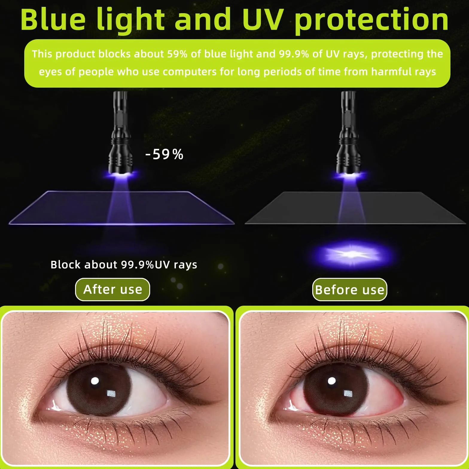 Filtro Schermo Privacy per 14 pollici 16:10, Anti Luce Blu, Antigraffio, Antiriflesso, Rimovibile, Anti UV, Pellicola Protettiva compatibile con 14" (301x188mm)