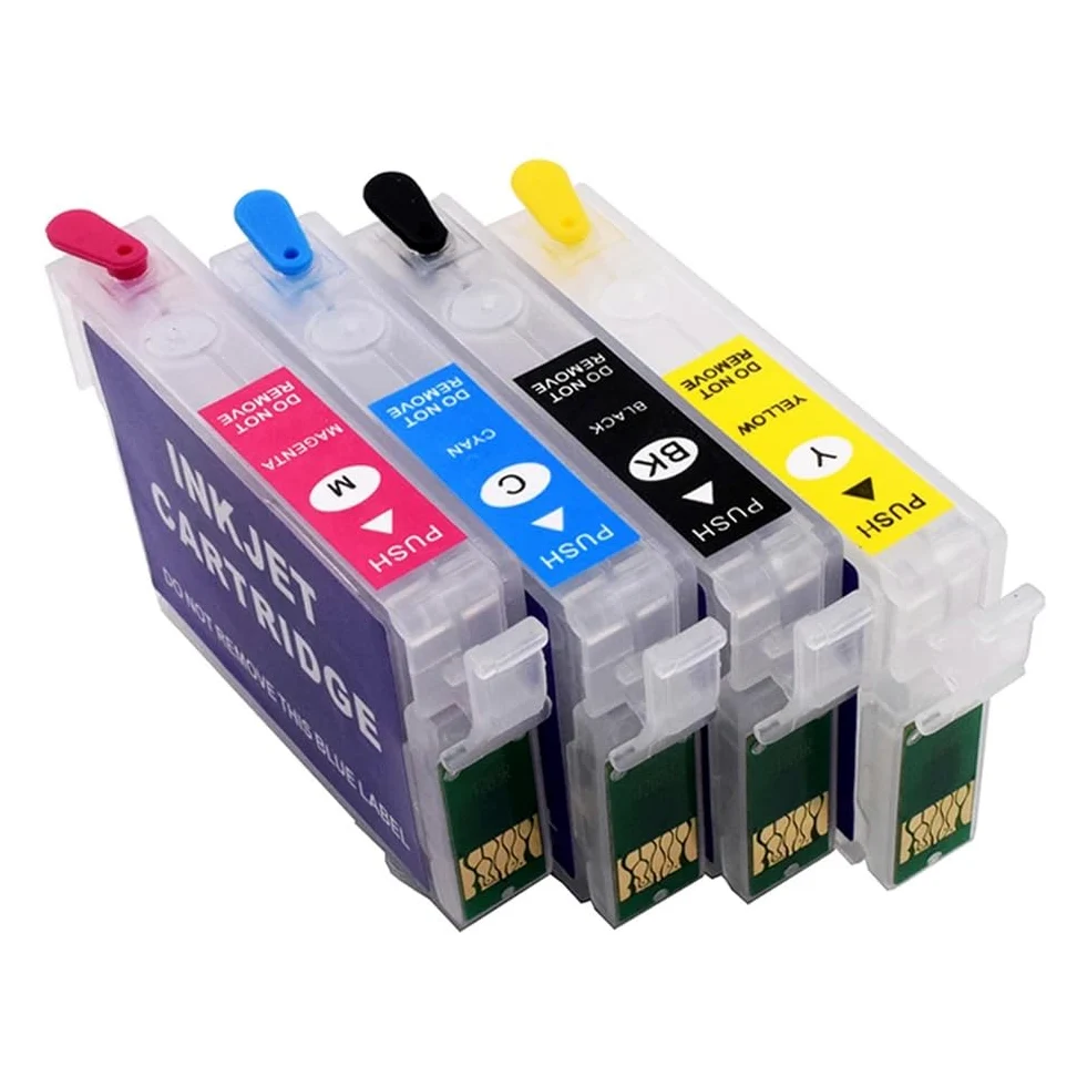 Cartuccia d'inchiostro ricaricabile compatibile con stampanti Stylus S22 SX125 SX130 SX230 SX235W SX420W SX440W SX430W SX425W SX435W SX438 SX445W BX305F