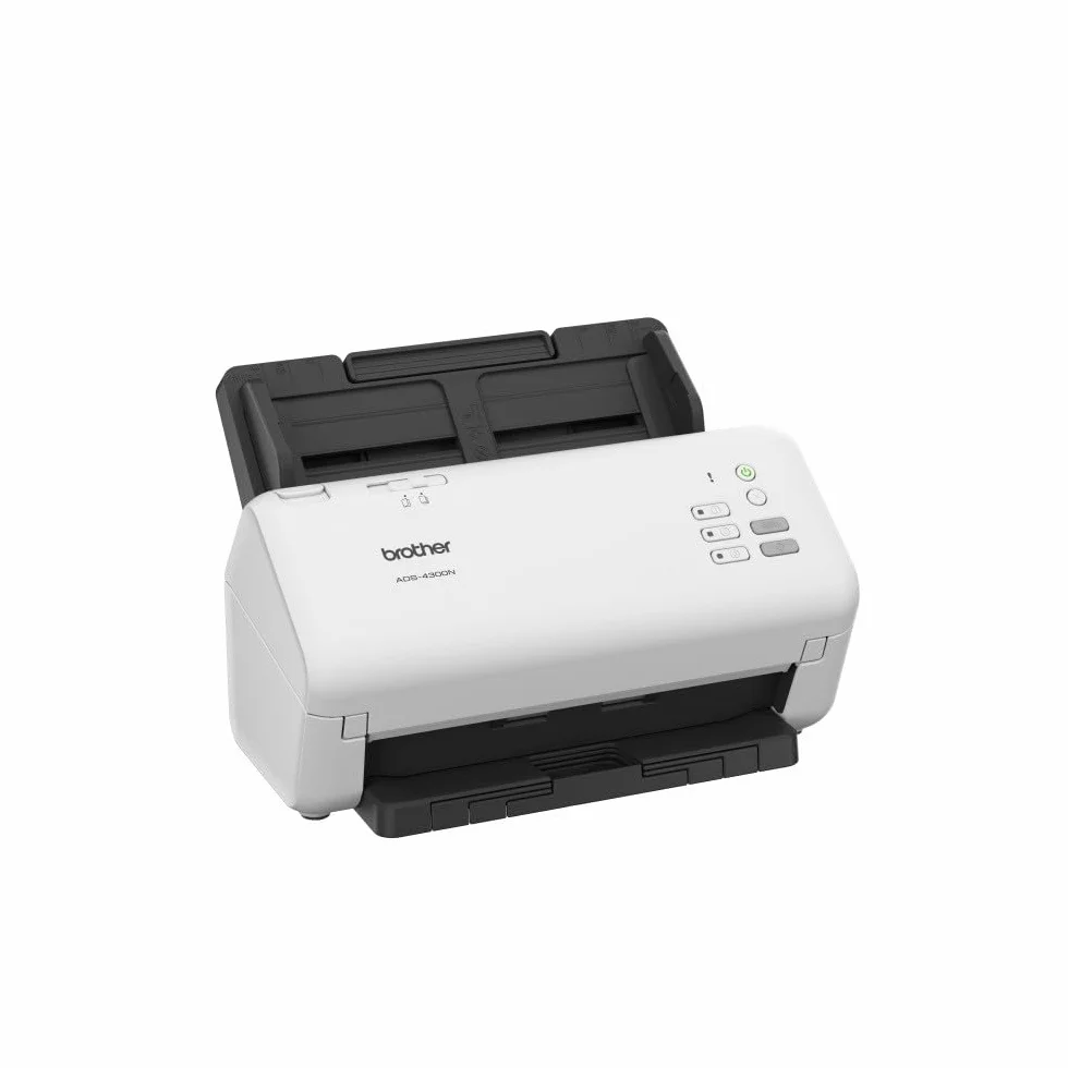 Brother ADS4300N Scanner Desktop A4 40 pag/min ADF 80 fogli LAN USB