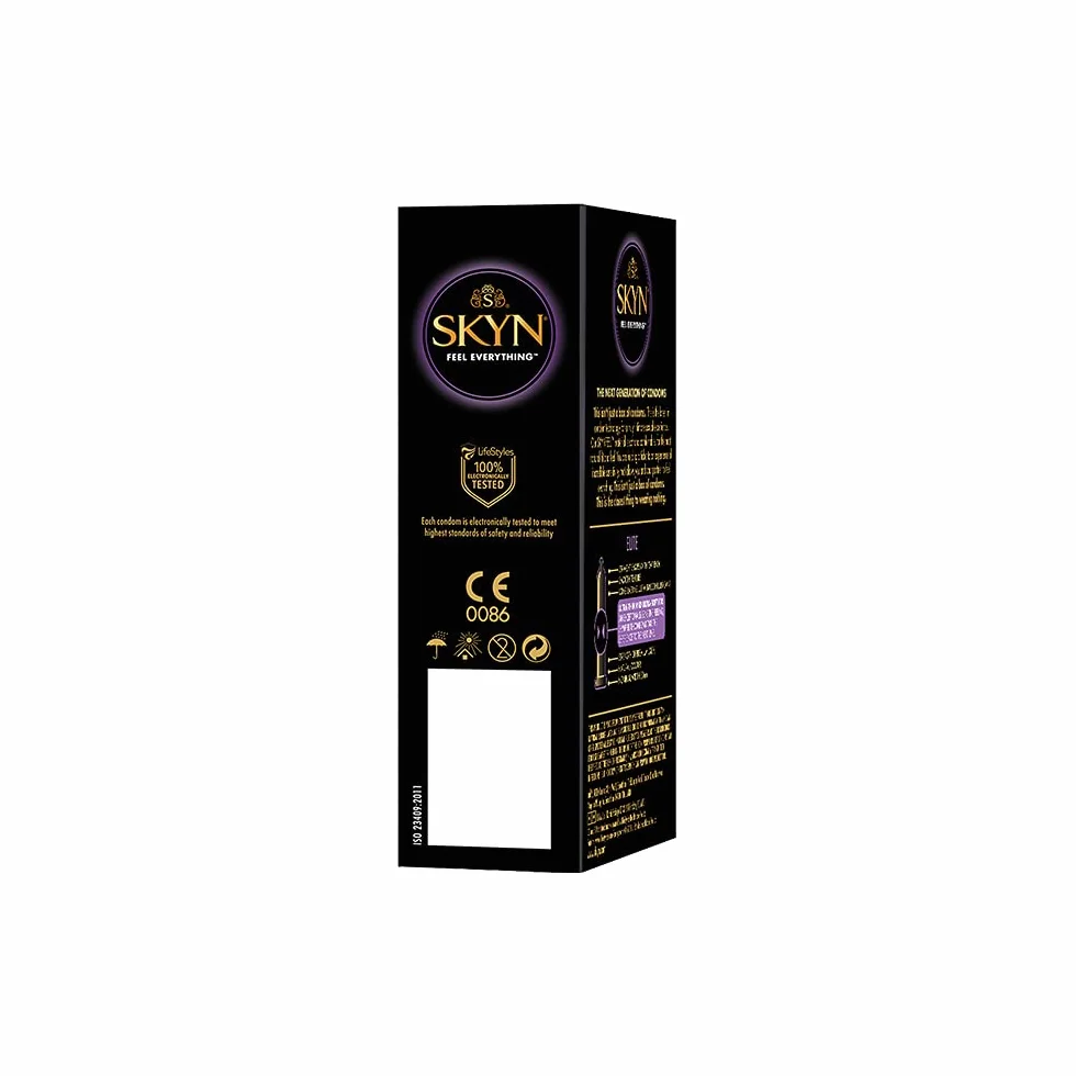 SKYN Elite Preservativi Senza Lattice in Poliisoprene Ultramorbidi Ultrasottili 20 Pezzi