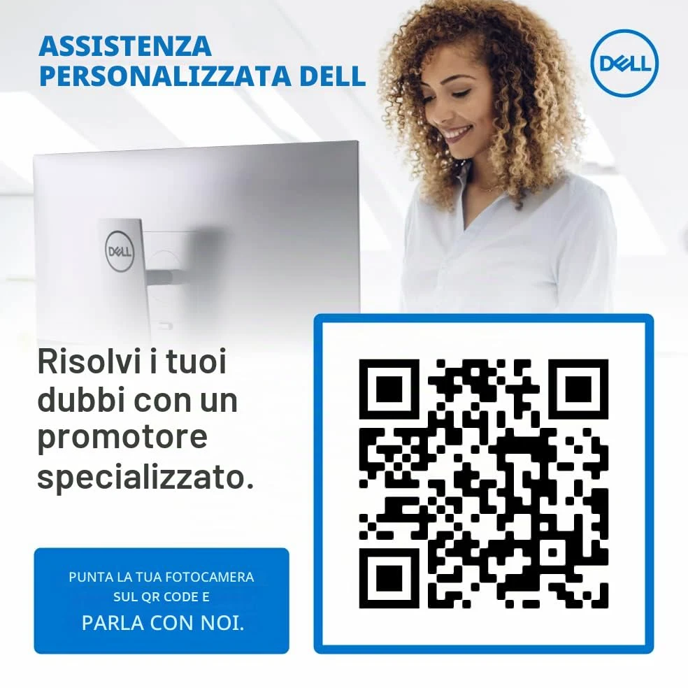 Dell G2422HS 24" Full HD (1920x1080) Monitor Gaming, 165Hz, Fast IPS, 1ms, AMD FreeSync Premium, NVIDIA G-SYNC Compatible, Regolabile in Altezza, DisplayPort, 2x HDMI, 3 Anni di Garanzia, Nero