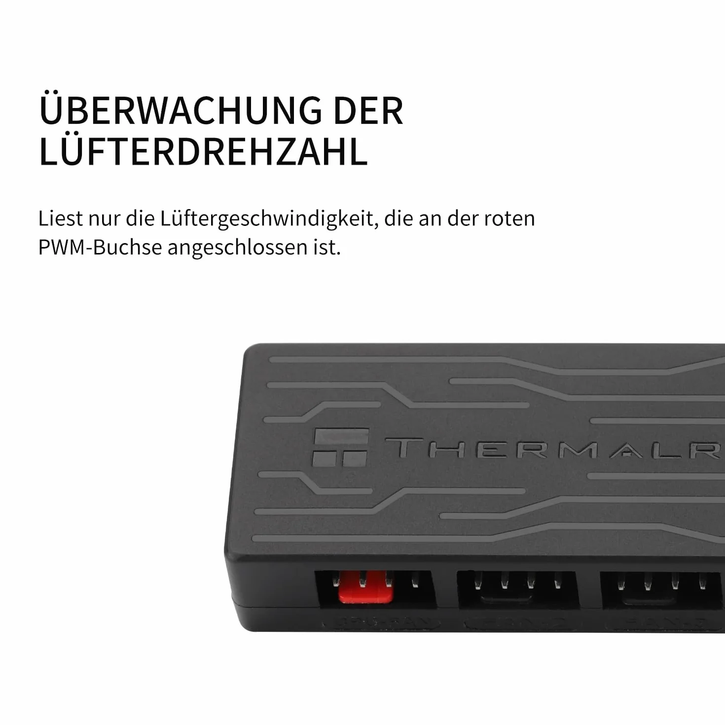 Thermalright FAN HUB X4 Controller Ventola PC 4 Pin 12 V PWM SATA