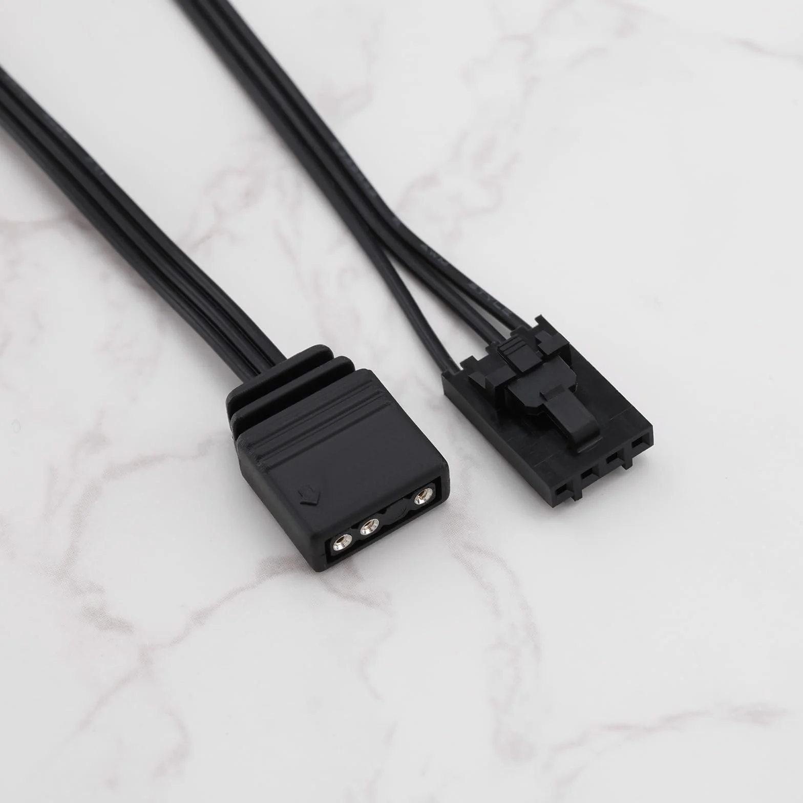2 connettori adattatori ARGB da 25 cm a 4 pin RGB a standard 5 V a 3 pin ARGB compatibile con adattatore controller nave pirata QL LL120 ICUE Shenguang Sync
