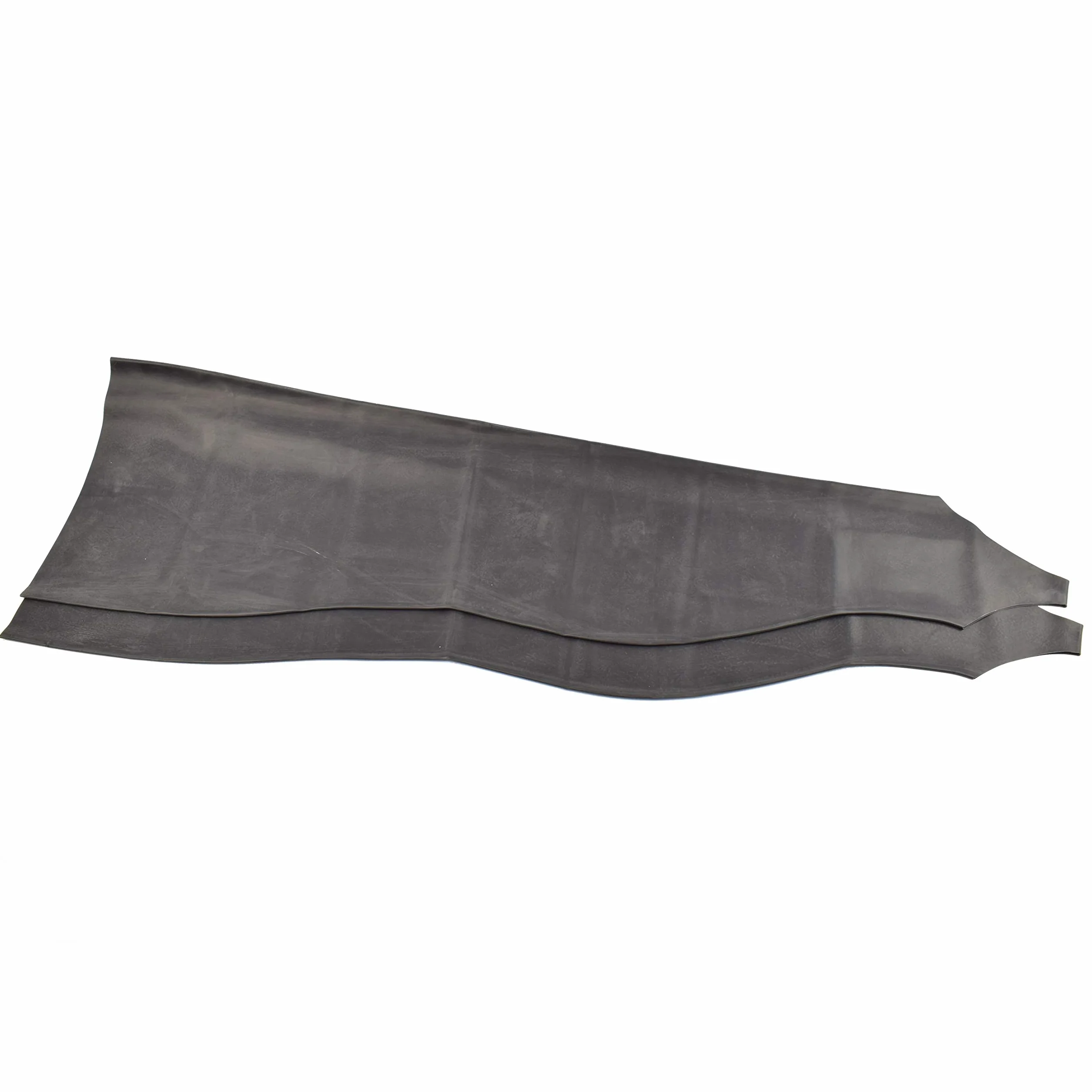 Rubberfashion Calze a Rete Lunghe a Punta Aperta per Donne e Uomini Nero 0,4 mm S